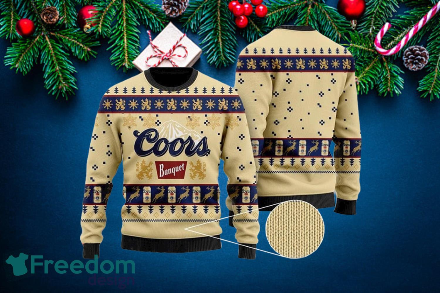 Coors Banquet Ugly Christmas Sweater Product Photo 1