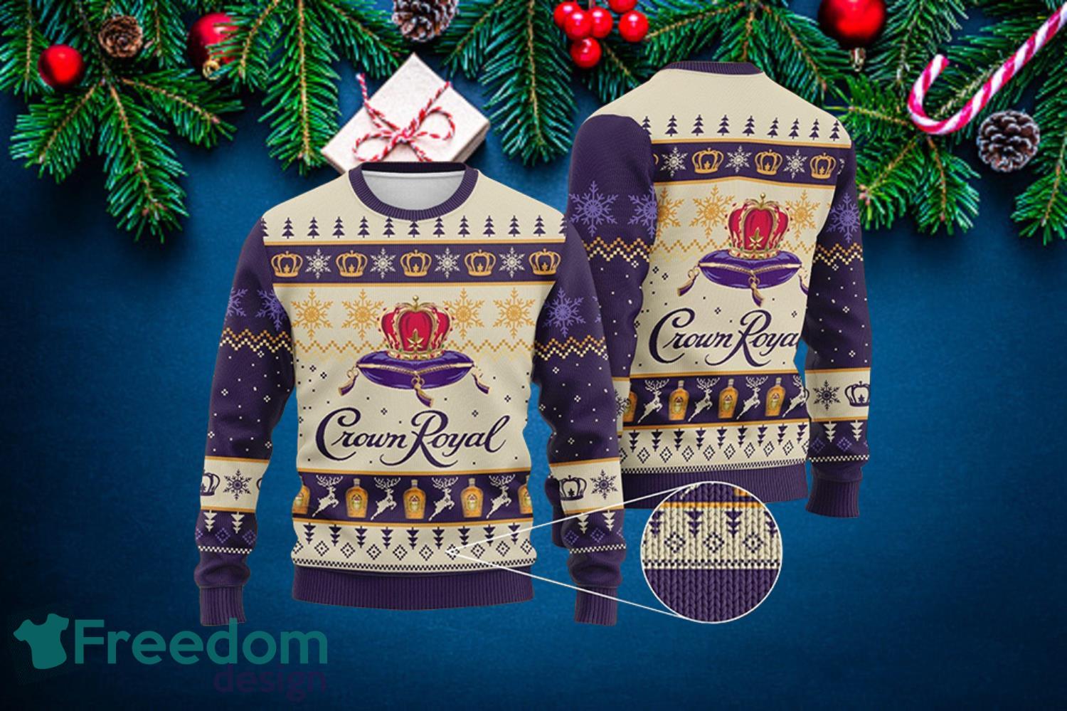 Crown Royal Ugly Christmas Sweater Product Photo 1