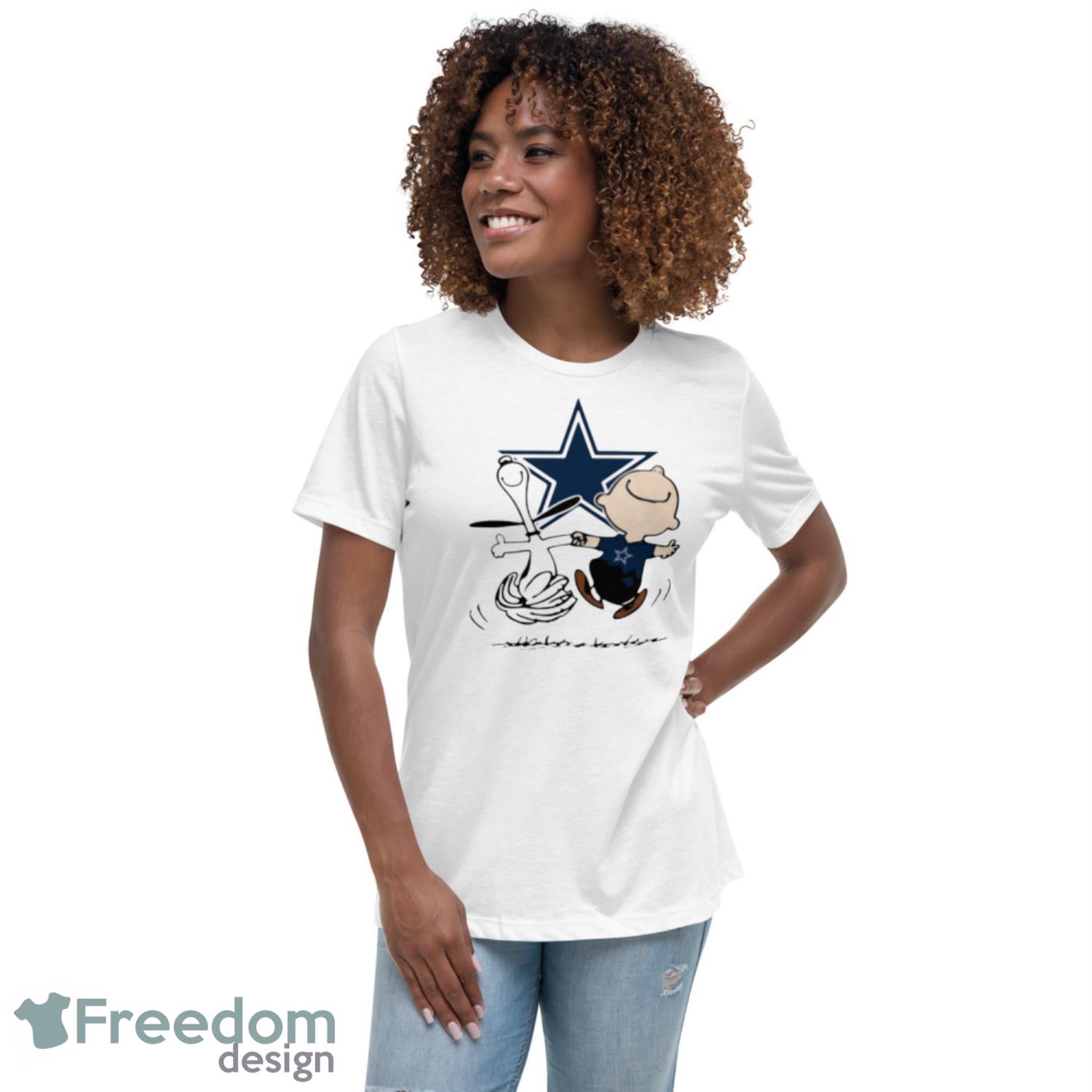 Nfl Dallas Cowboys Charlie Brown Snoopy Dallas Cowboys T-Shirt For Fans