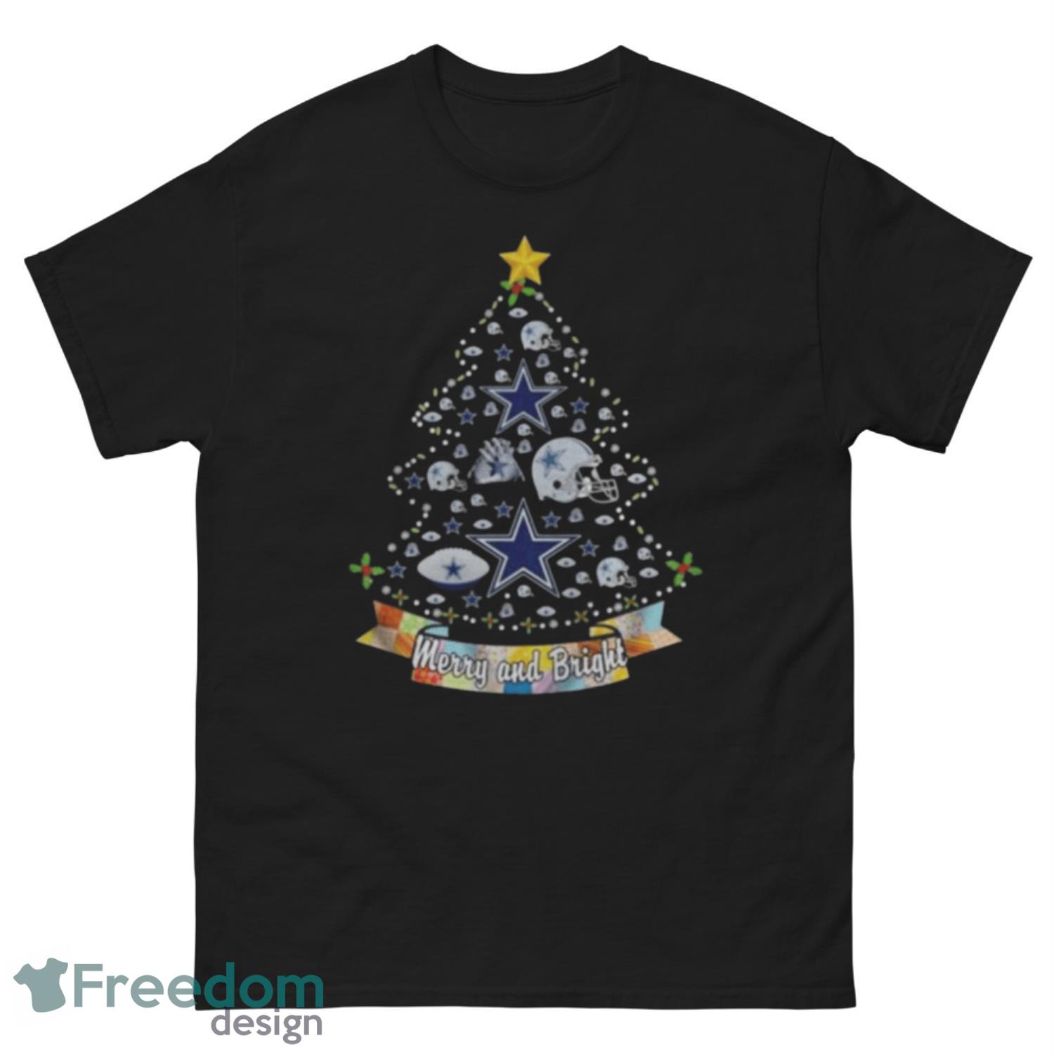 Dallas Cowboys Icons Christmas Tree Gift For Fans Shirt PhotoRoom