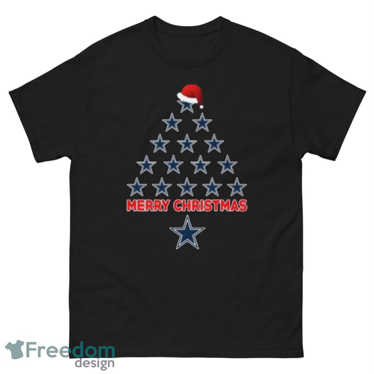 Dallas Cowboys Logo Santa Hat Christmas Tree Shirt Gift For Fans PhotoRoom
