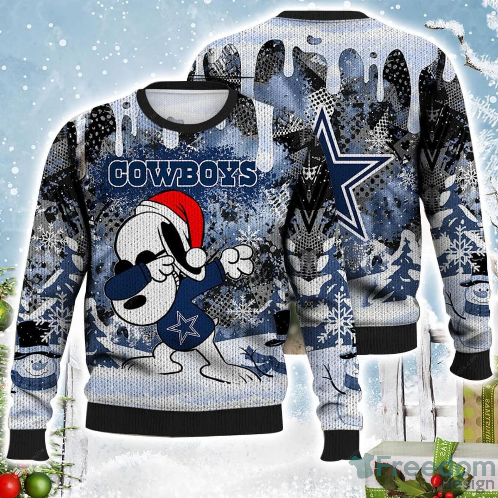 Dallas Cowboys Snoopy Charlie Brown Football Christmas Ugly