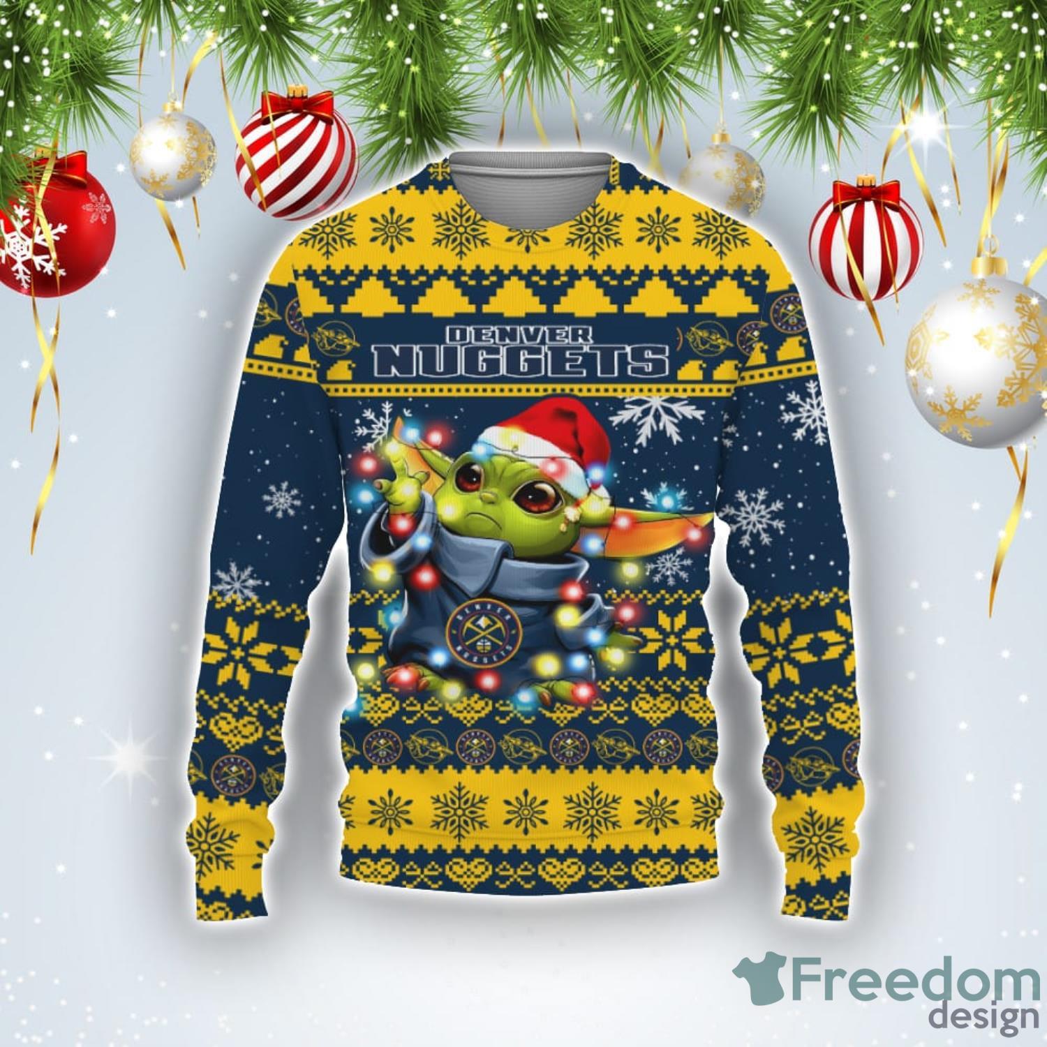 Denver Broncos Funny Grinch Ugly Christmas Sweater - Freedomdesign