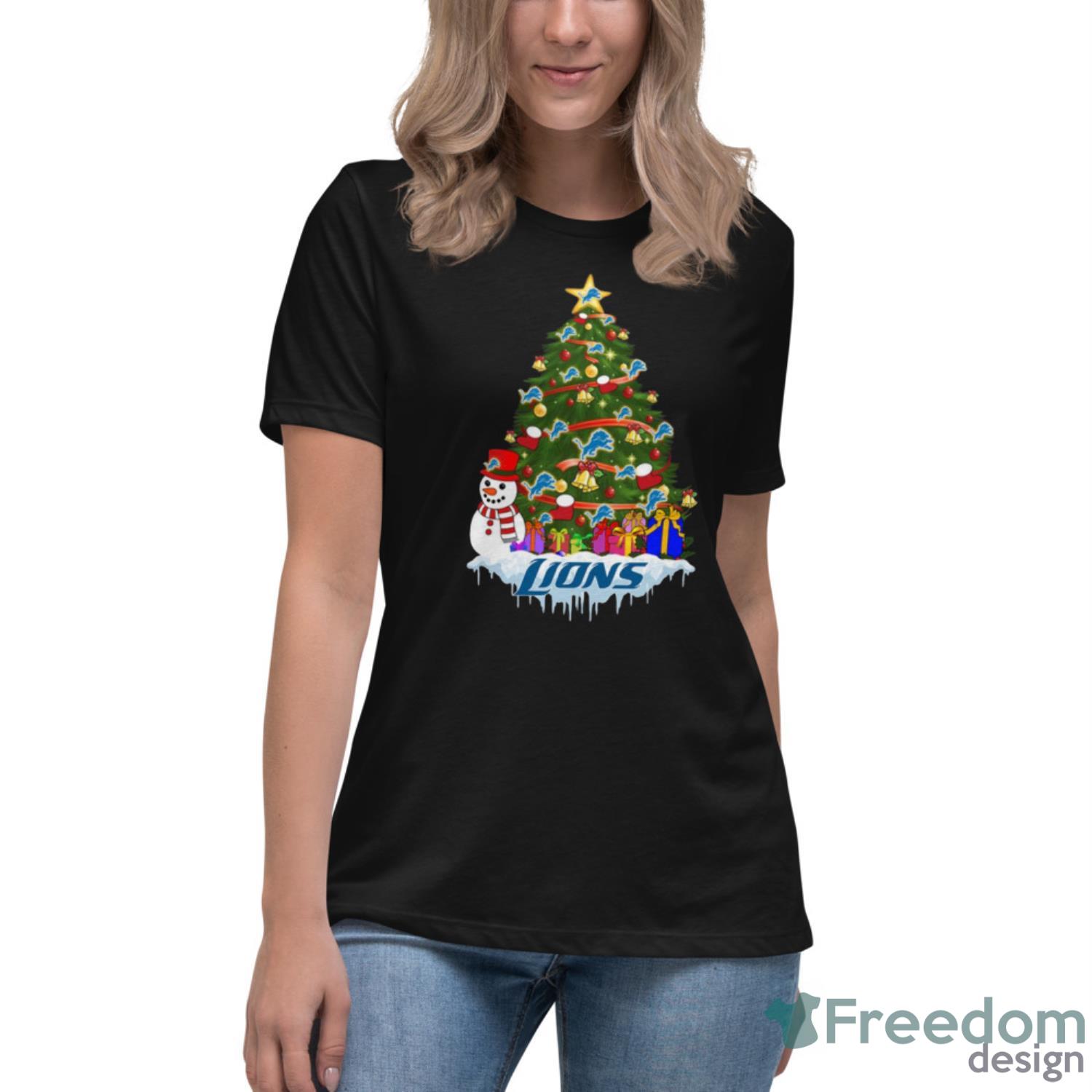 Detroit Lions Merry Christmas Nfl Football Sports Shirt - Freedomdesign