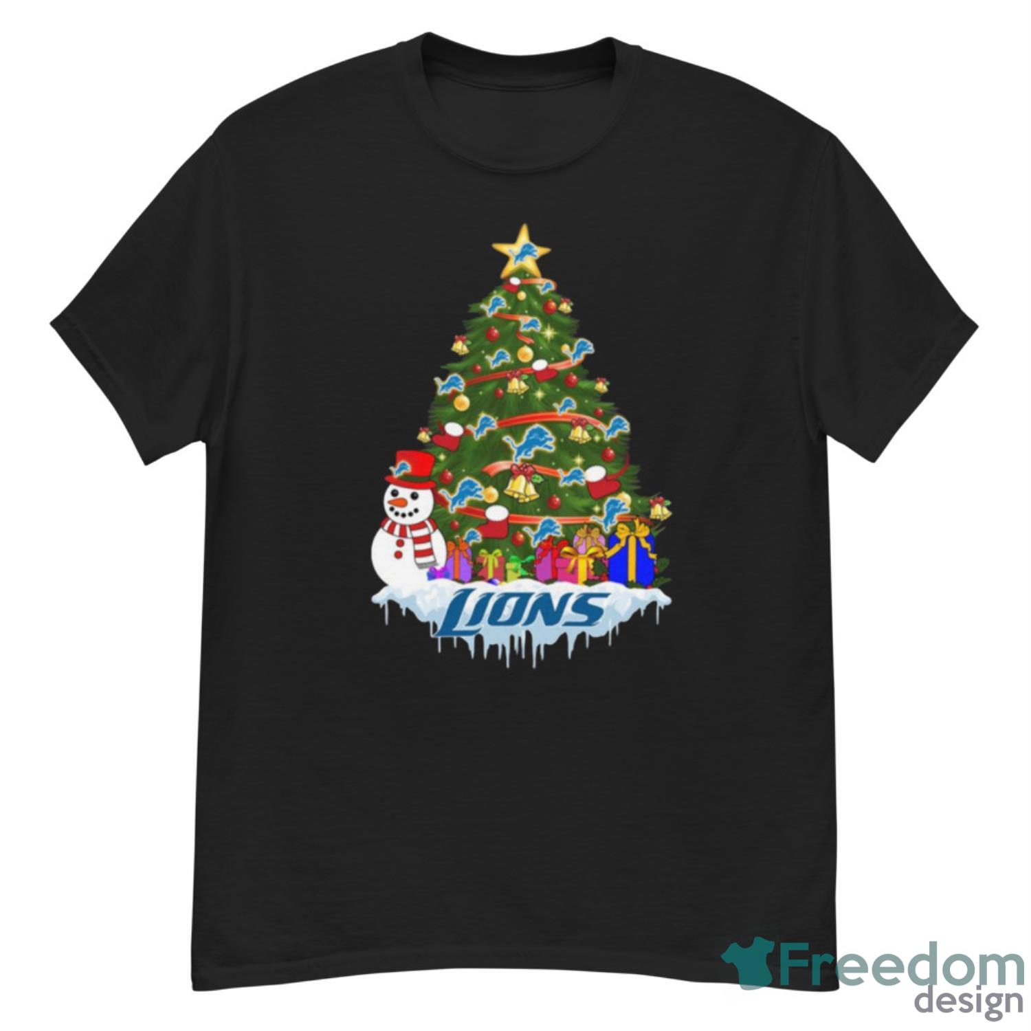 Detroit Lions Merry Christmas Nfl Football Sports Shirt - Freedomdesign