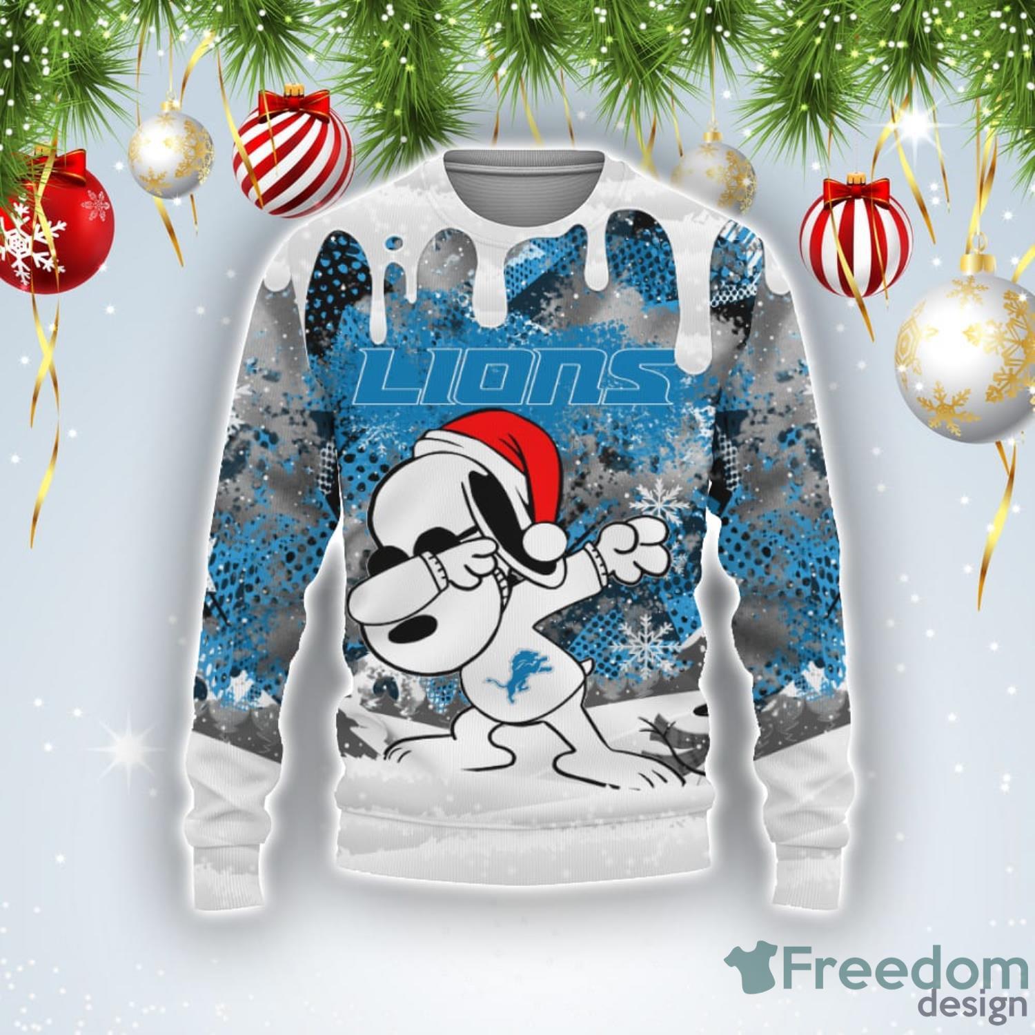 detroit lions holiday sweater