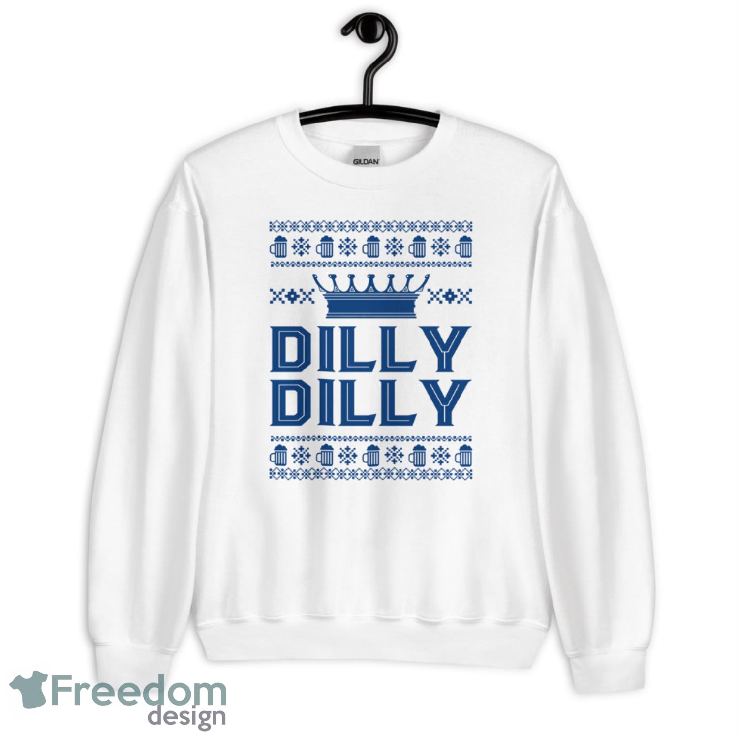 Dilly Dilly Christmas Beer Sweatshirt - G185 Crewneck Sweatshirt-3