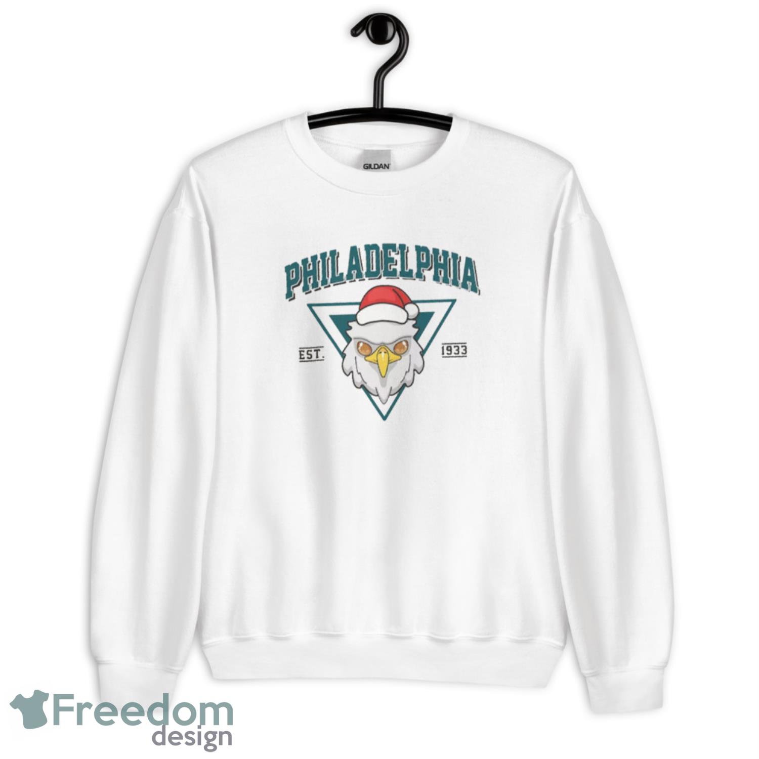 Eagle Philadelphia Football Christmas Crewneck Shirt - G185 Unisex Heavy Blend Crewneck Sweatshirt
