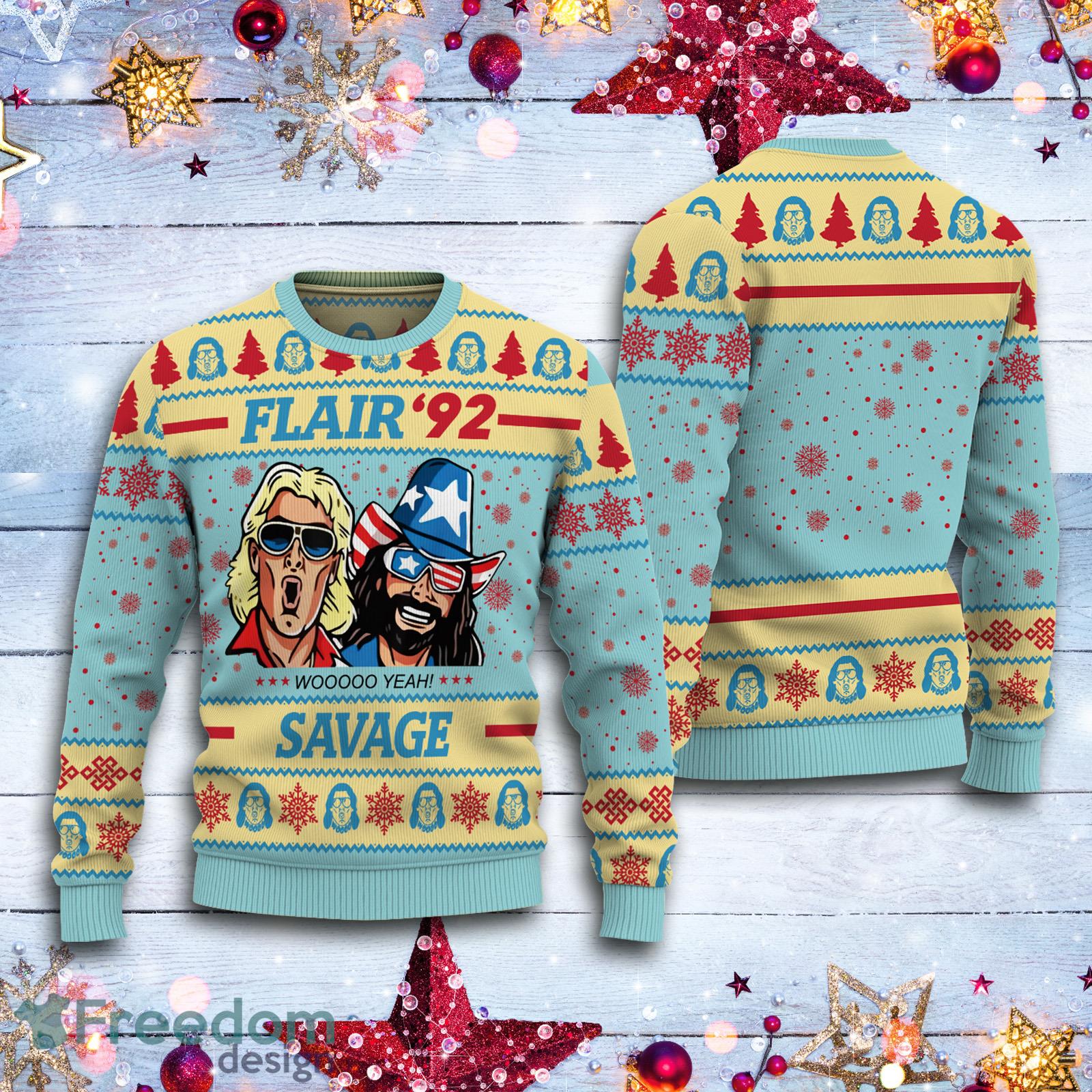 Flair 92 Savage All Over Print Christmas Sweater Product Photo 1