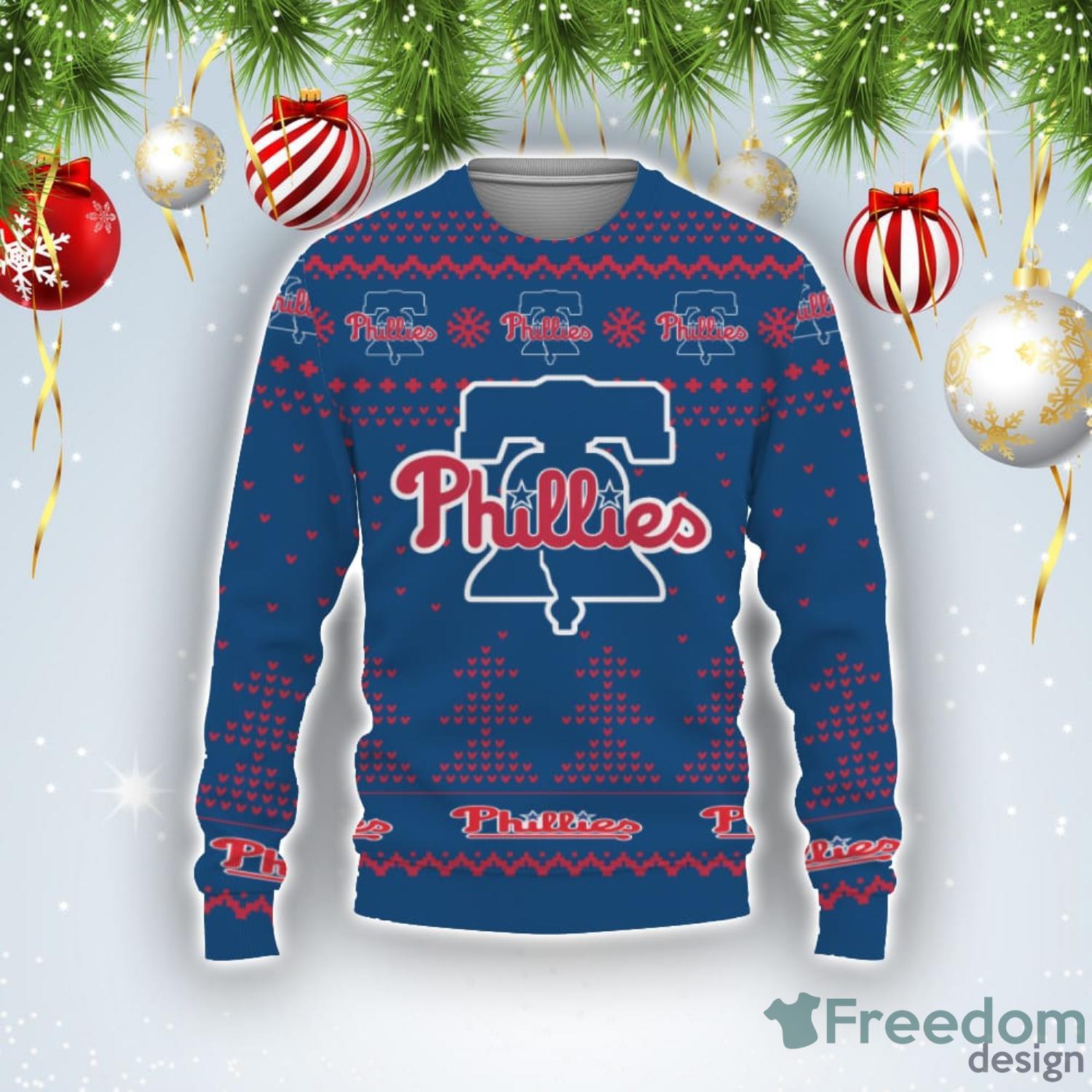 Funny Urly Sweater Christmas Team Logo Philadelphia Phillie Christmas Tree Gifts Unisex For Fans Ugly Christmas Sweater Product Photo 1 Funny Urly Sweater Christmas Team Logo Philadelphia Phillie Christmas Tree Gifts Unisex For Fans Ugly Christmas Sweater Product Photo 1