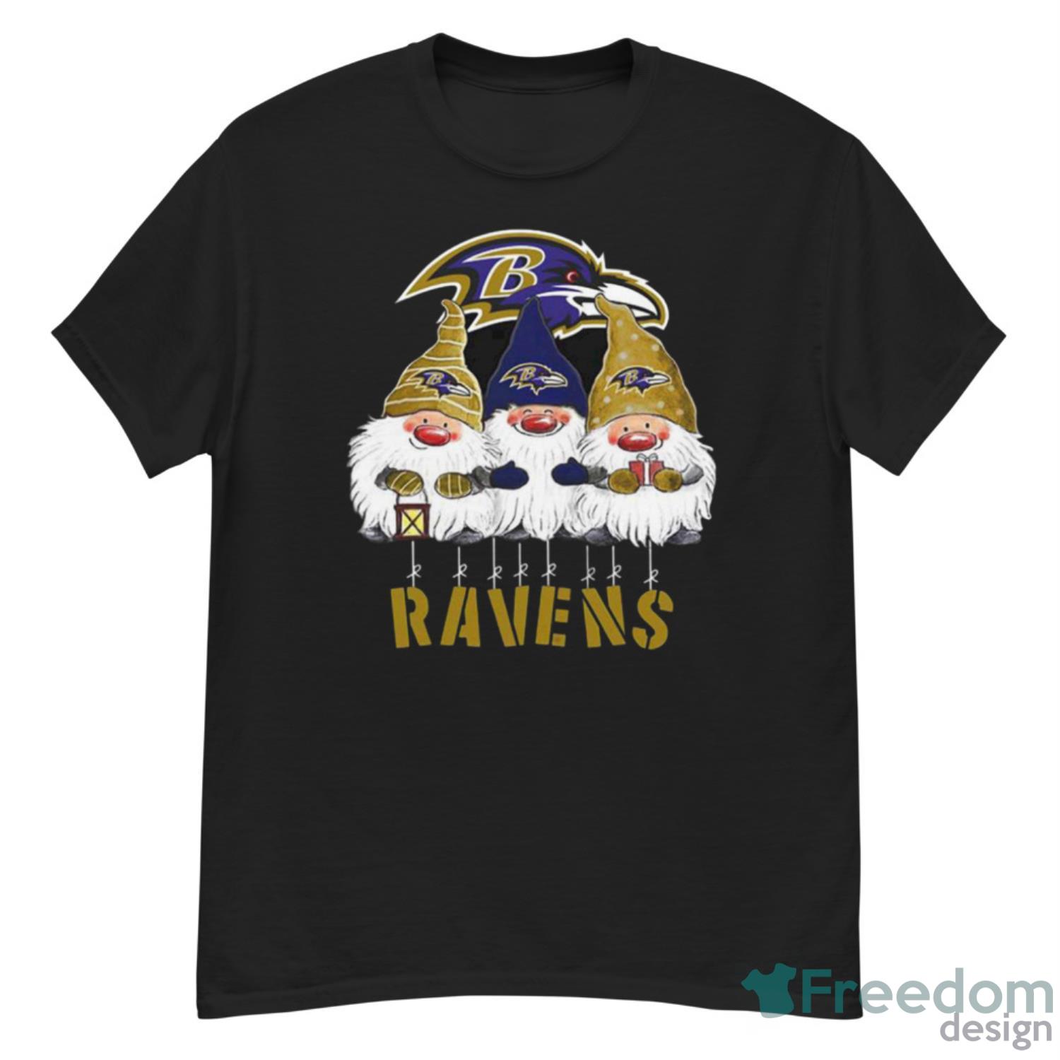 Gnomies Baltimore Ravens Christmas Shirt - High-Quality Printed Brand