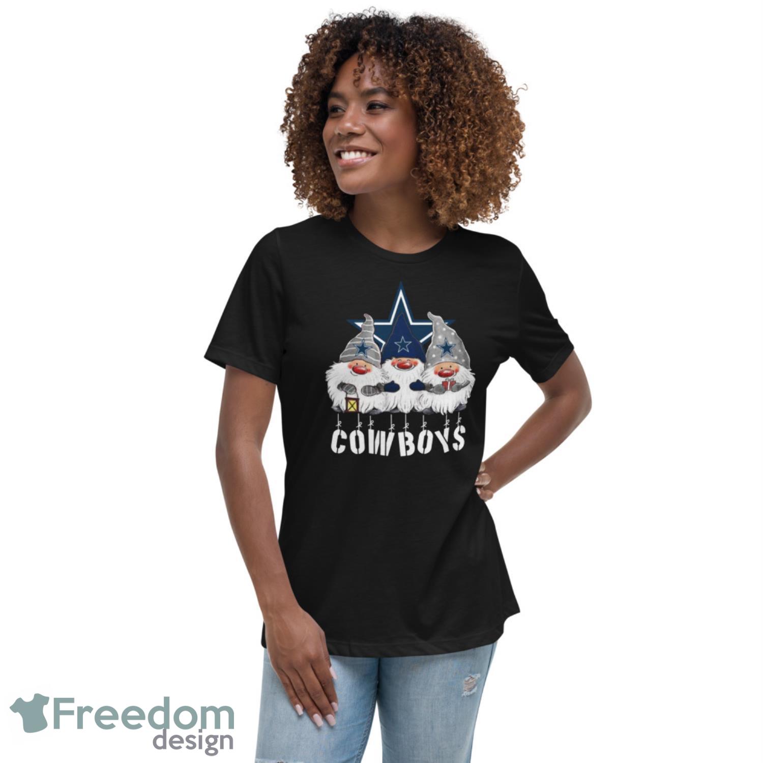 Gnomies Dallas Cowboys Symbol Merry Christmas Shirt