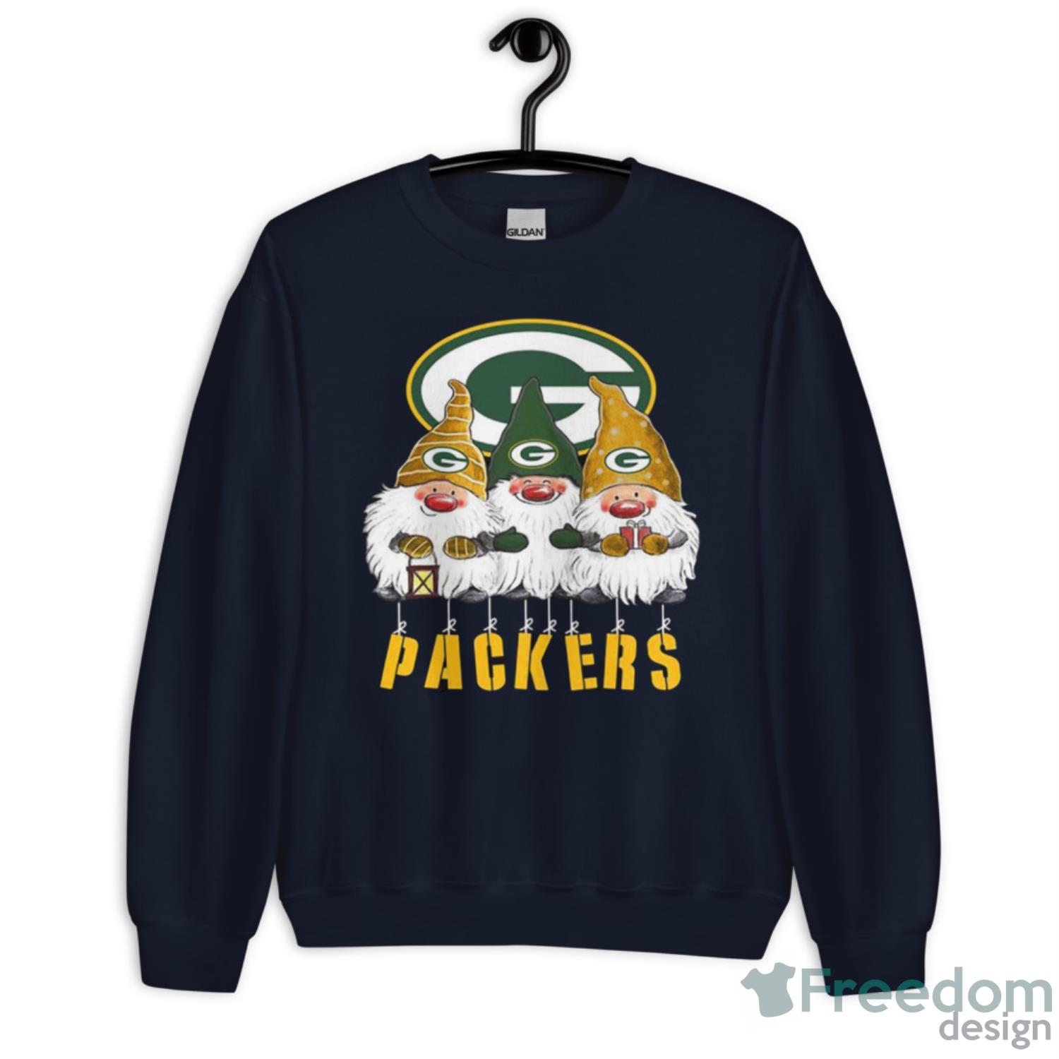 Gnomies Green Bay Packers Christmas Shirt - Freedomdesign