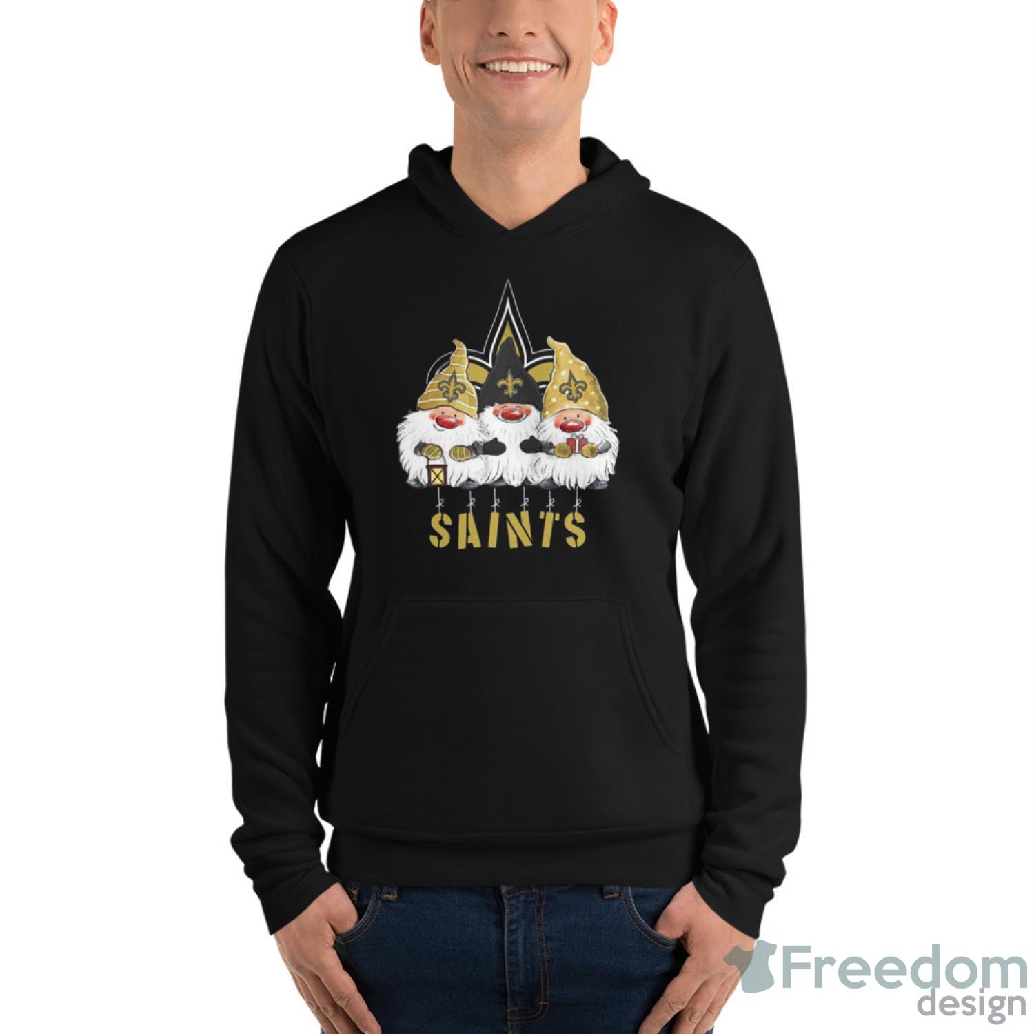 Gnomies New Orleans Saints Christmas - Unisex Fleece Pullover Hoodie Gnomies New Orleans Saints Christmas - Unisex Fleece Pullover Hoodie