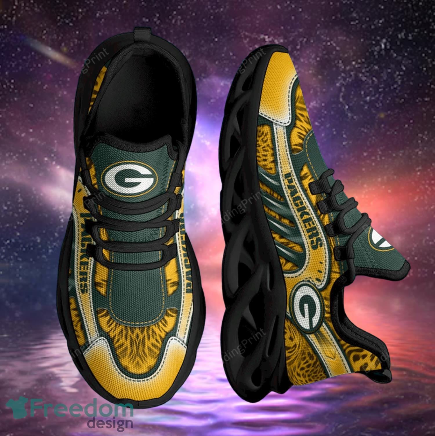 Green Bay Packers NFL Max Soul Shoes Gift For Sport's Fan