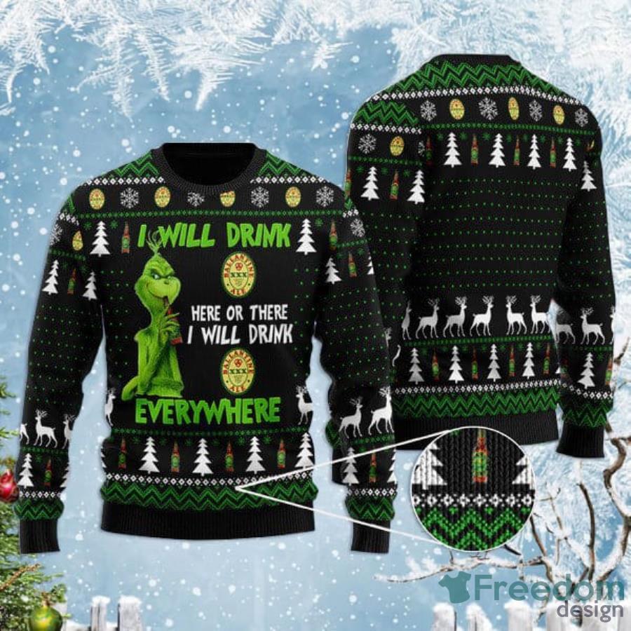 Carolina Panthers Pattern Ugly Christmas Sweater Gift - Freedomdesign