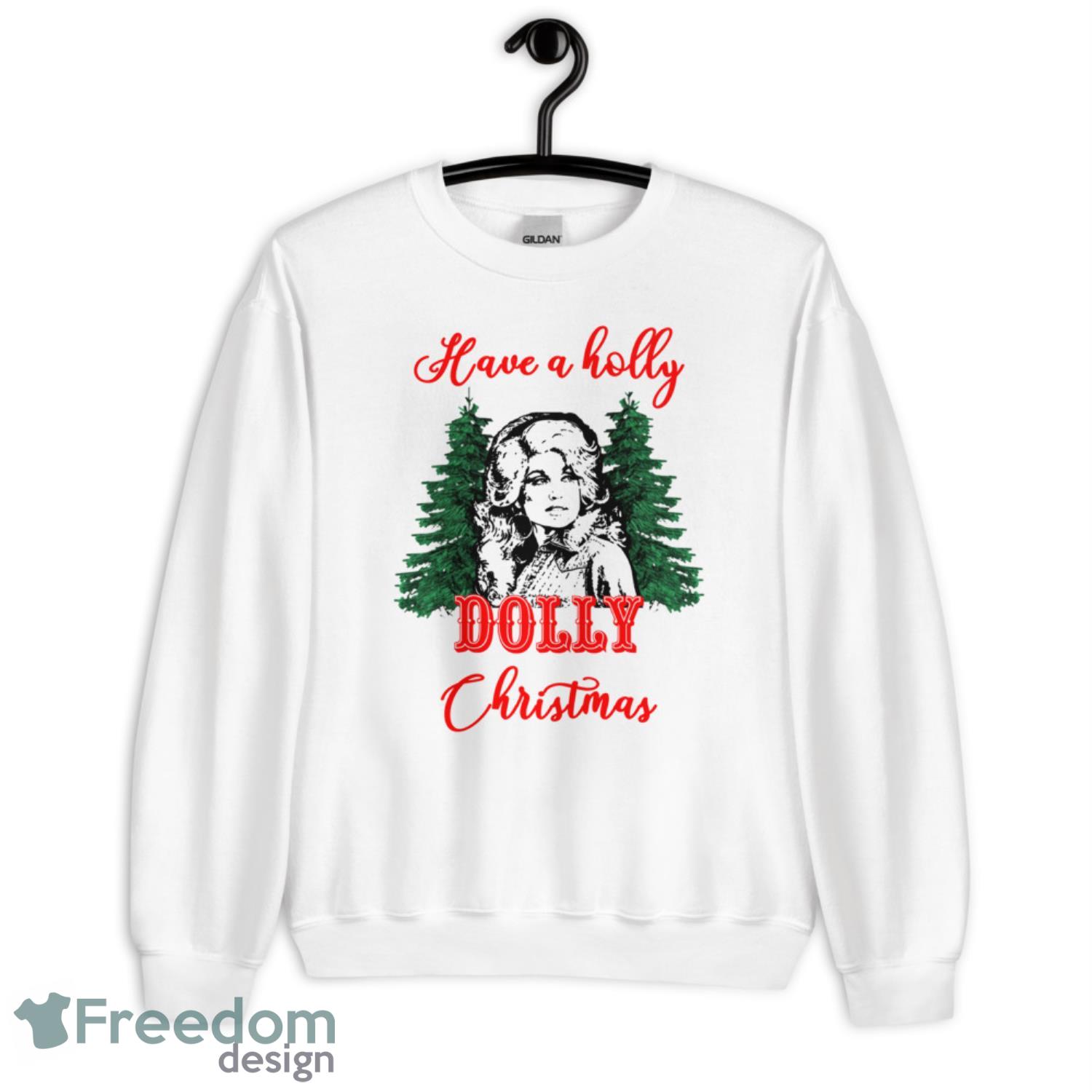 Have A Holly Dolly Christmas Tree Christmas Shirt Product Photo 2