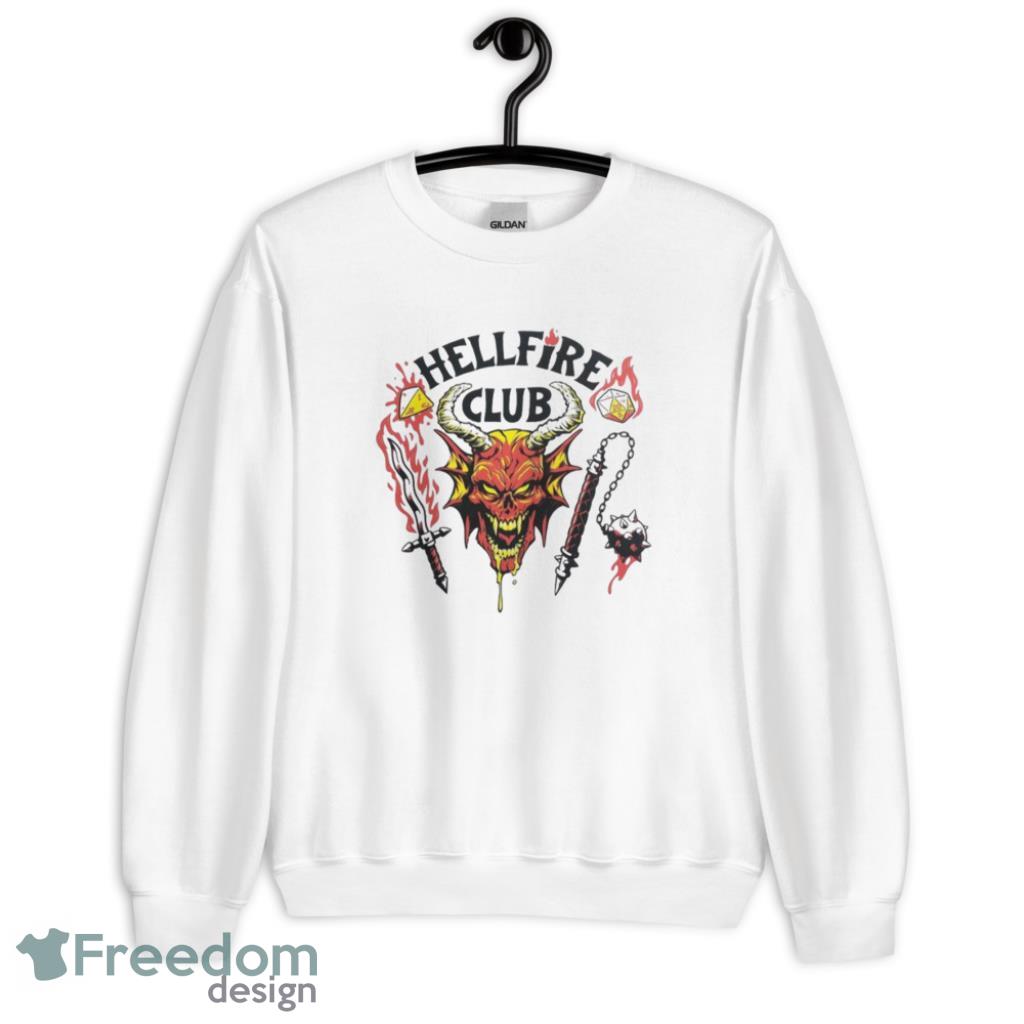 Hellfire Club Stranger Things Horror T-Shirt - G185 Crewneck Sweatshirt