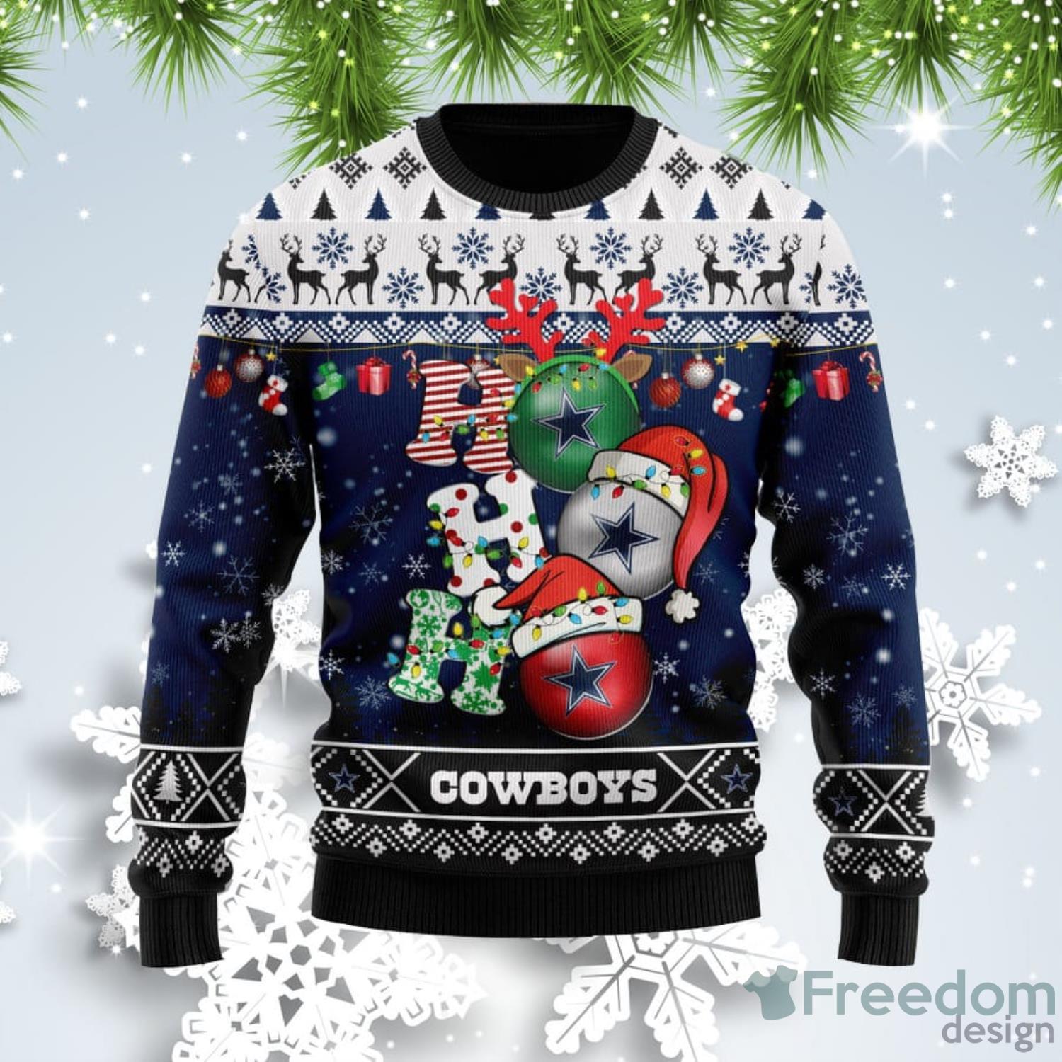 Trevon Diggs #7 Dallas Cowboys Ugly Christmas Sweater - Tagotee