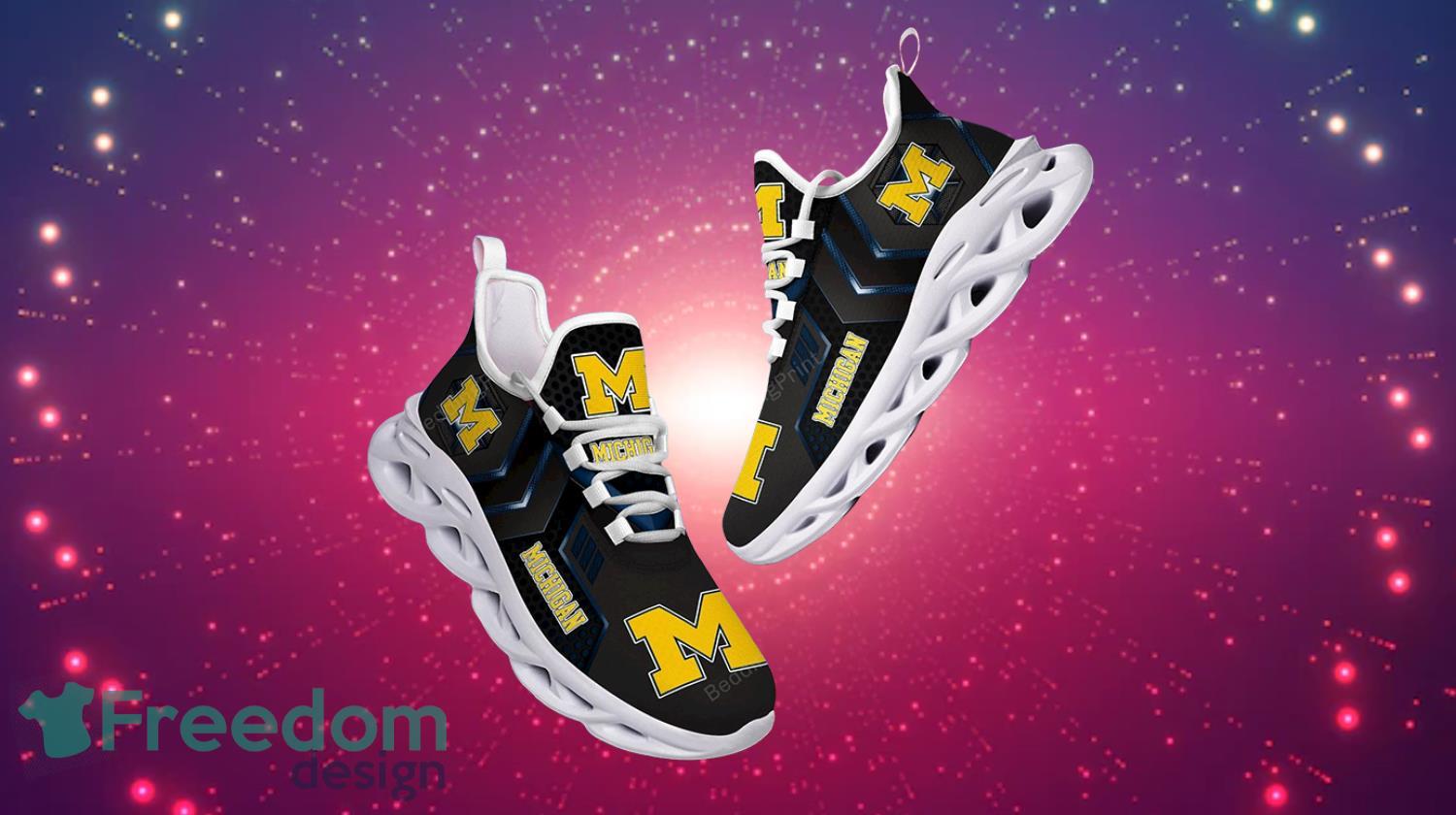 Hot Trend Michigan Wolverines NCAA Max Soul Shoes Product Photo 2