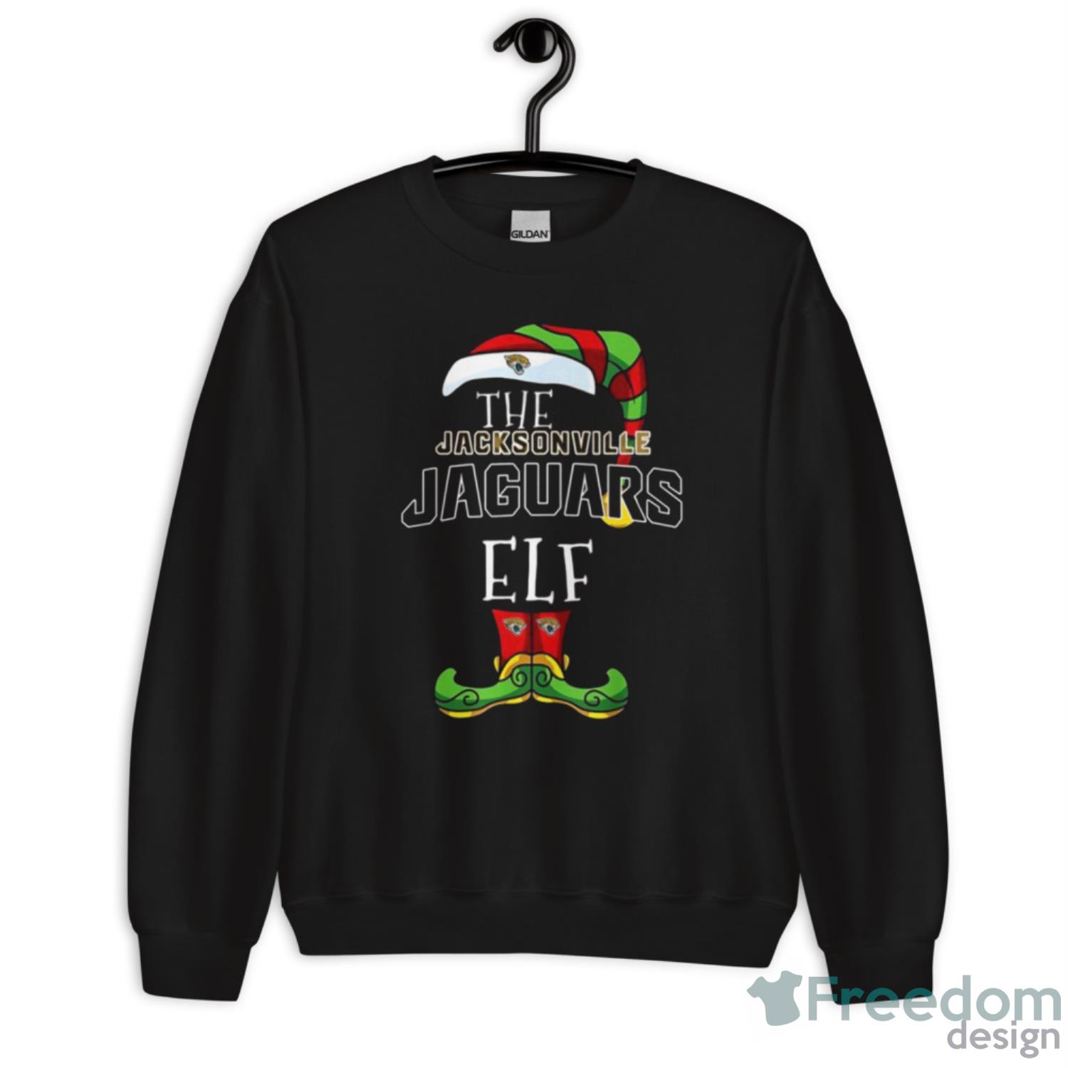 Jacksonville Jaguars Christmas ELF Funny NFL Long Sleeve T-Shirt