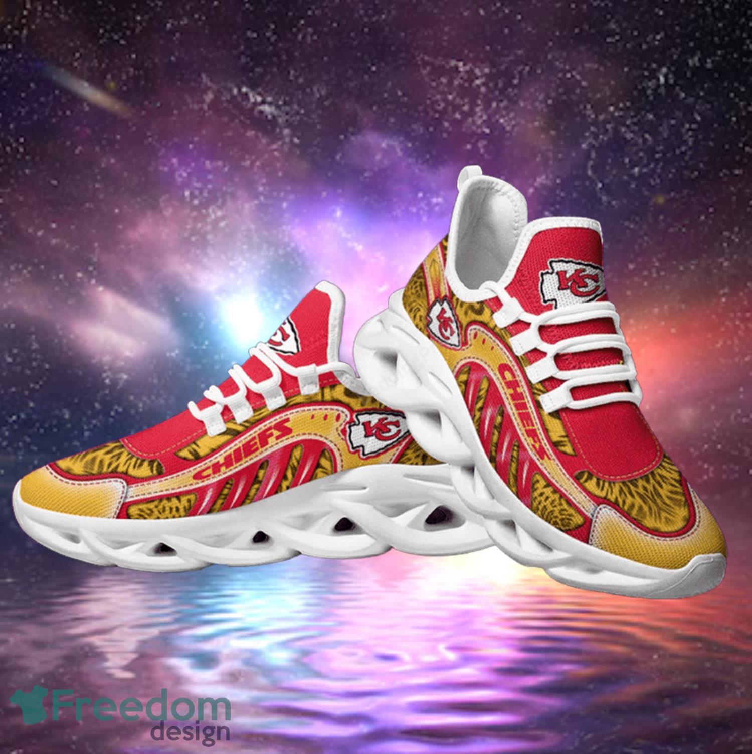 Kansas City Chiefs NFL Red And Yellow Max Soul Shoes Product Photo 1