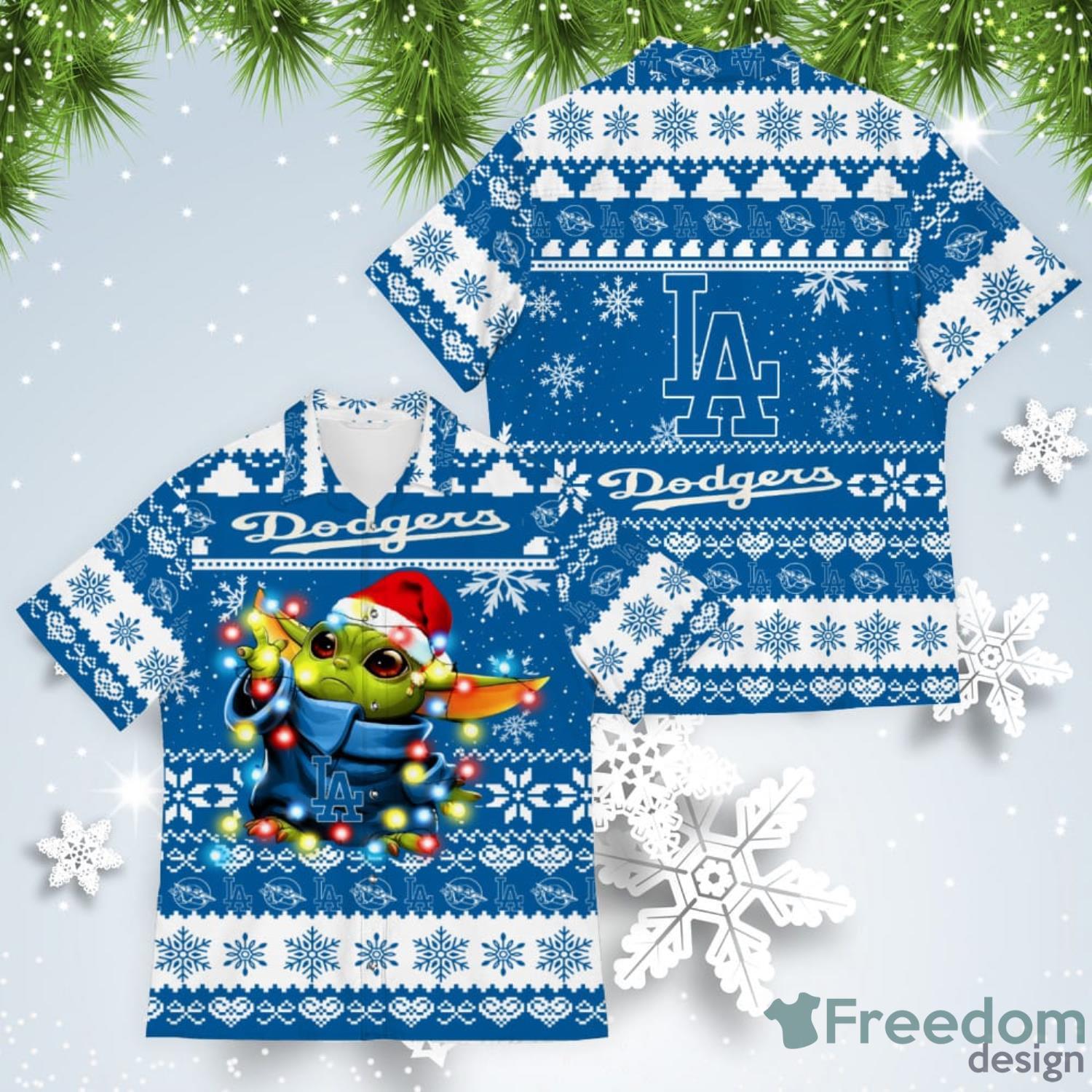 Los Angeles Dodgers Baby Yoda Ugly Christmas Sweater Christmas