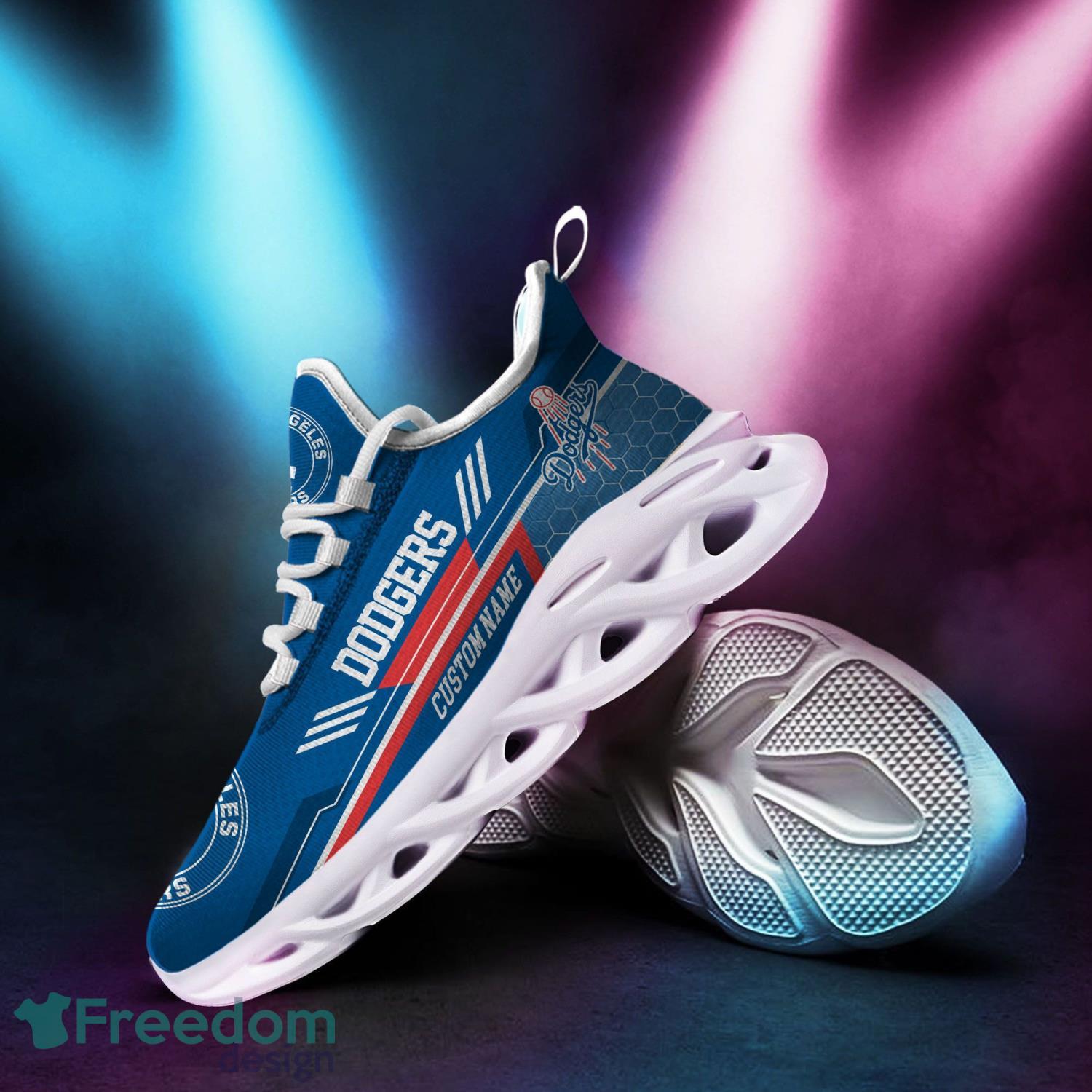 Los Angeles Dodgers Max Soul Snesker Running Shoes - Freedomdesign