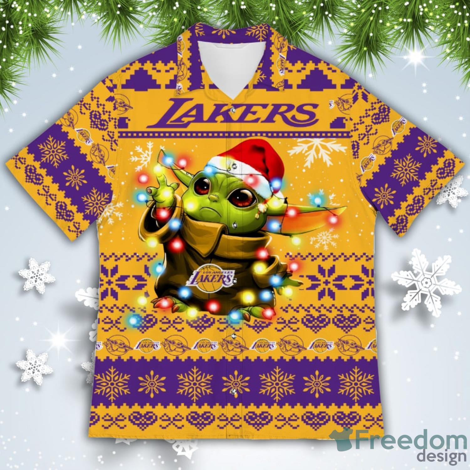 Los Angeles Dodgers Baby Yoda Ugly Christmas Sweater - Freedomdesign