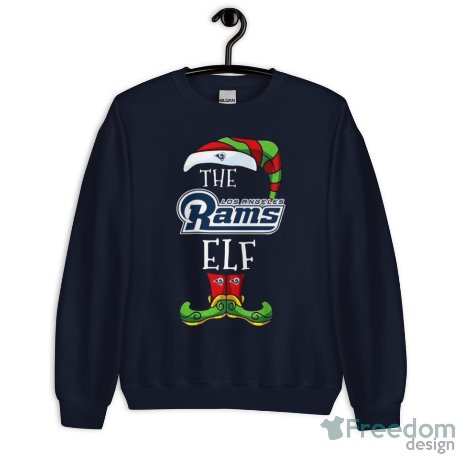 Los Angeles Rams Christmas Elf Funny Nfl Shirt - Freedomdesign