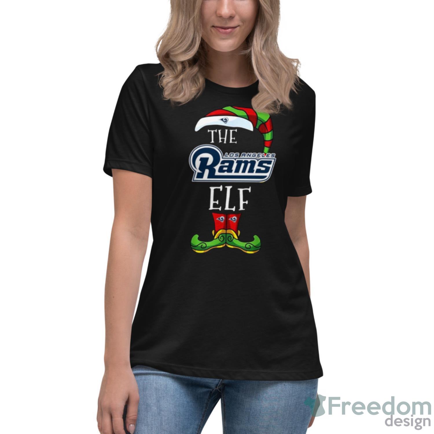 Los Angeles Rams Christmas Elf Funny Nfl Shirt - Freedomdesign