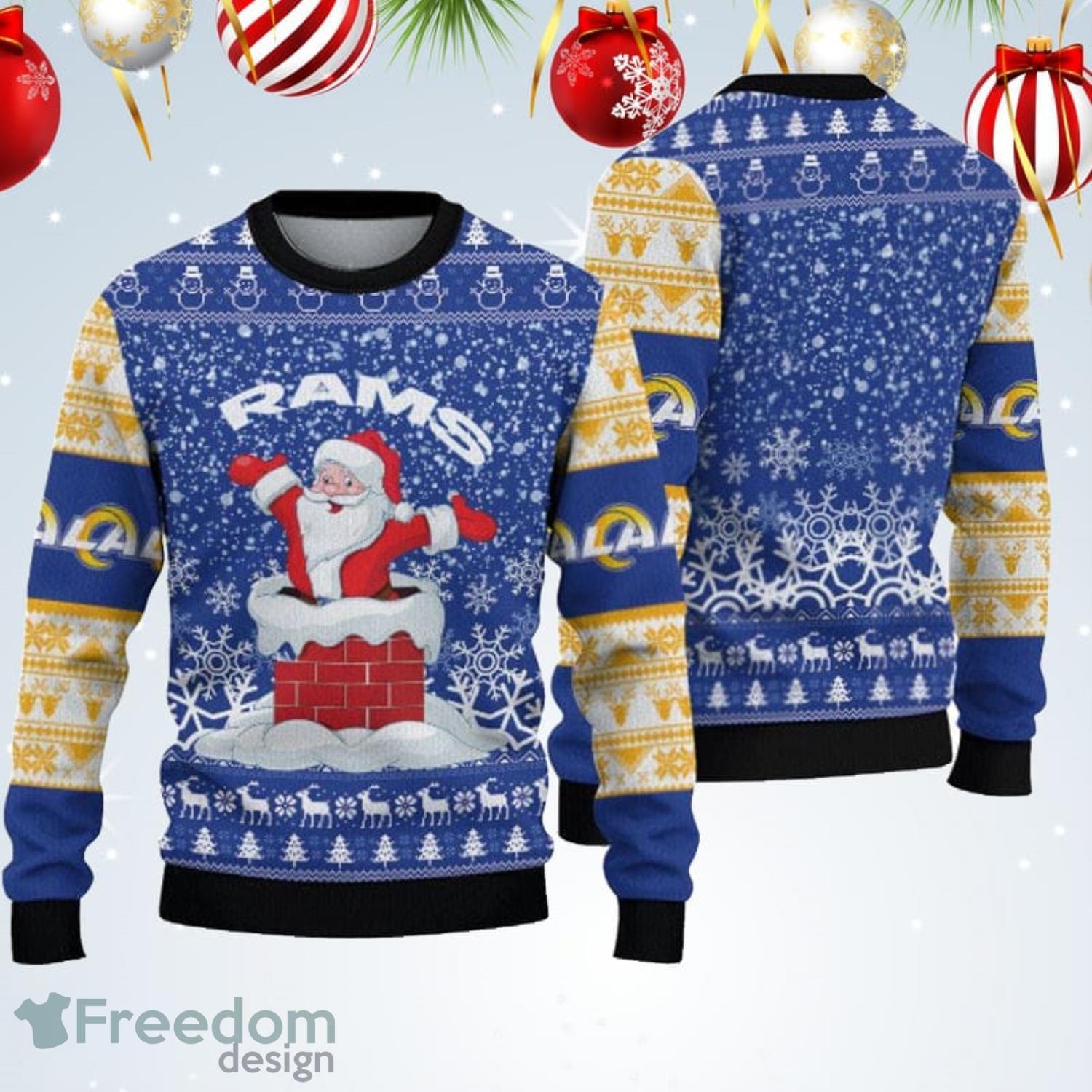 Miami Dolphins Christmas Reindeers Pattern Ugly Christmas Sweater -  Freedomdesign