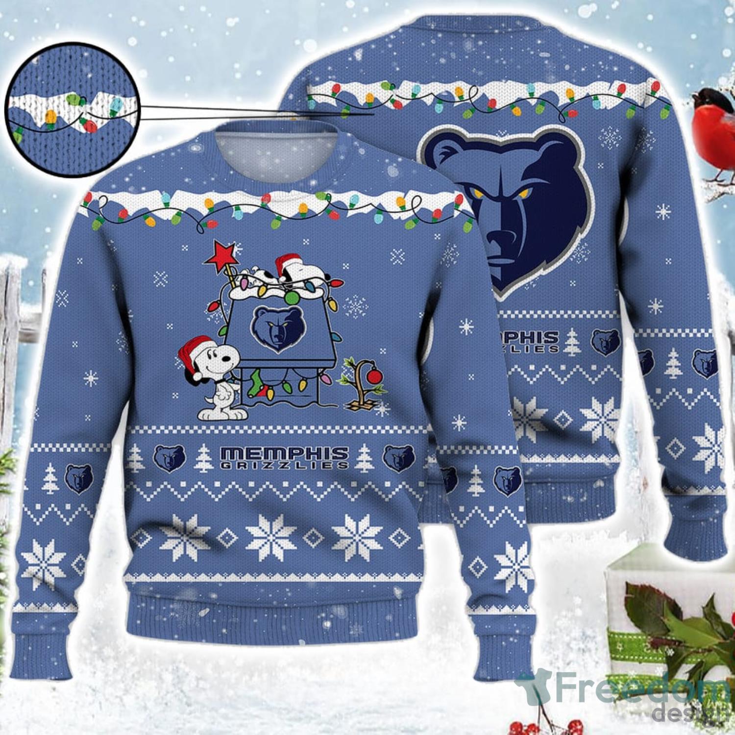 memphis grizzlies ugly sweater