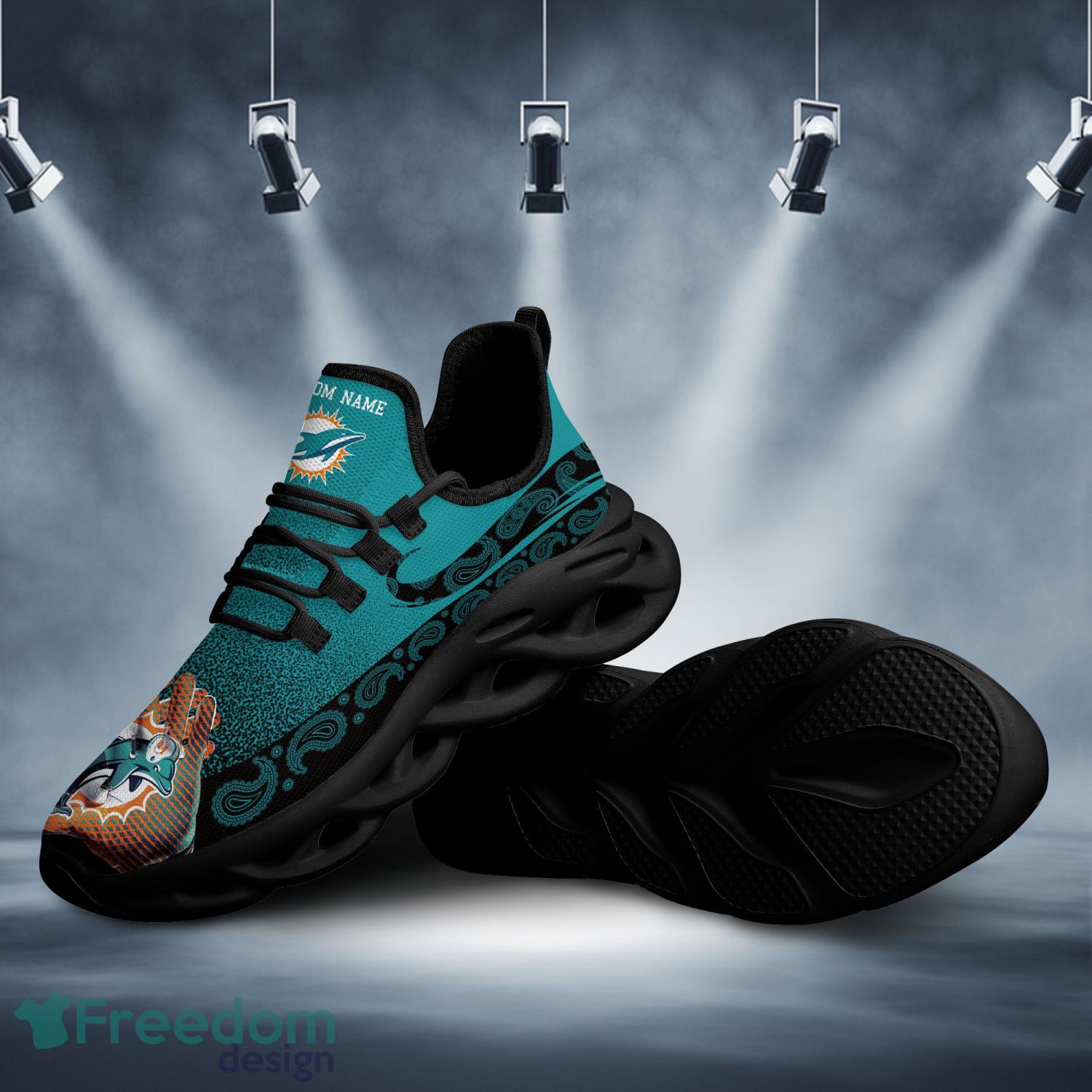 Miami Dolphins NFL Max Soul Shoes Custom Name Sneakers Running Shoes For  Fans - Freedomdesign