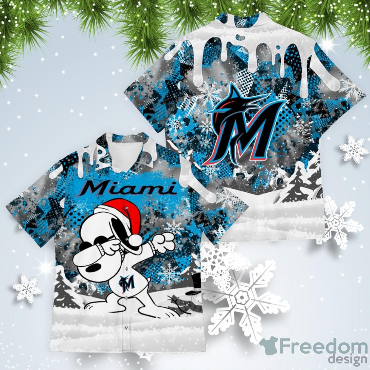 Merry Miami Dolphins Christmas Snoopy Sweatshirt - Freedomdesign