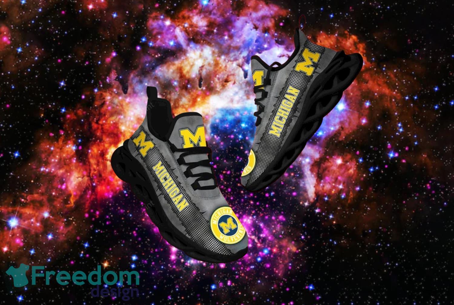 Michigan Wolverines NCAA Max Soul Shoes Gift For Sport's Fans