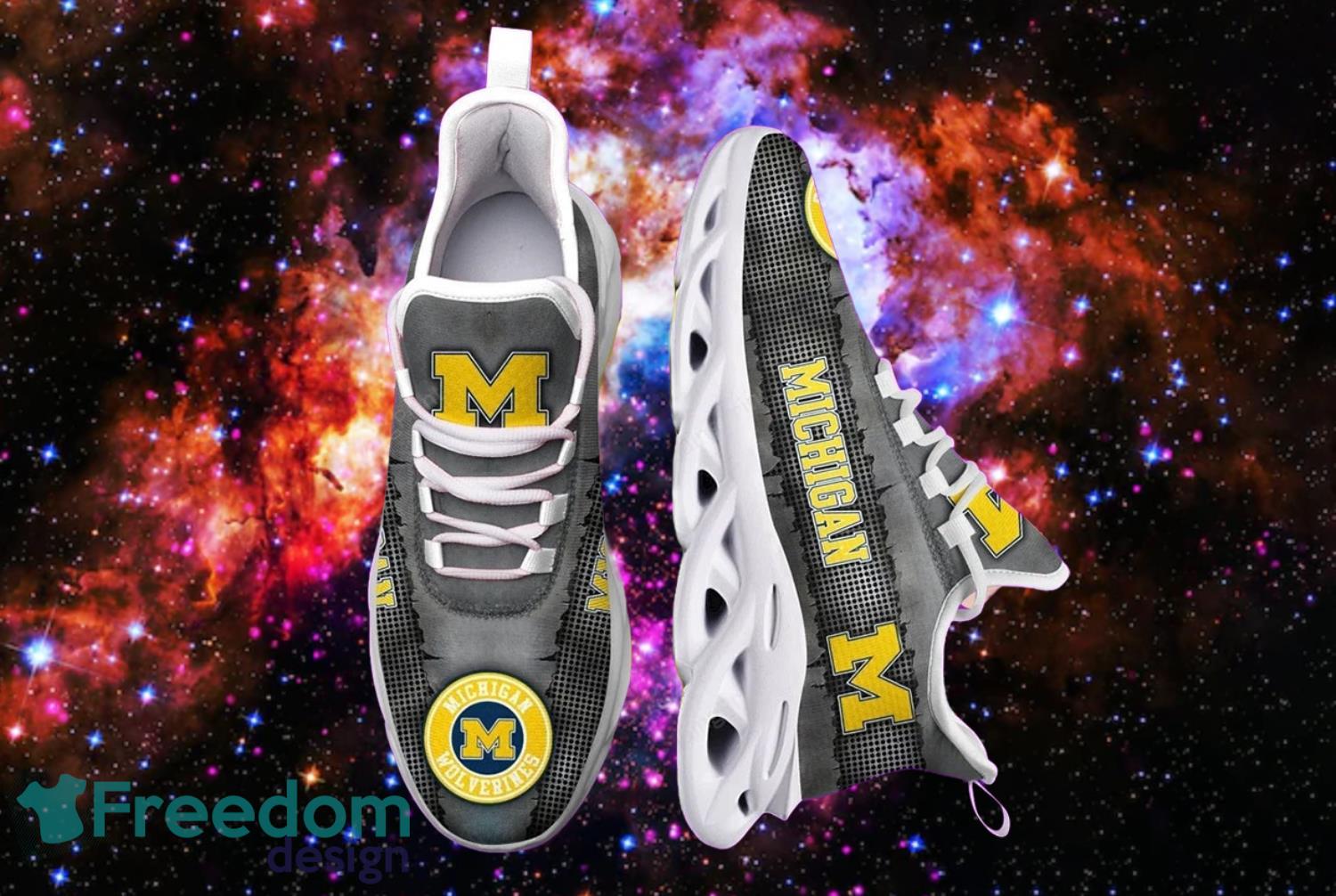 Michigan Wolverines NCAA Max Soul Shoes Gift For Sport's Fans Product Photo 1