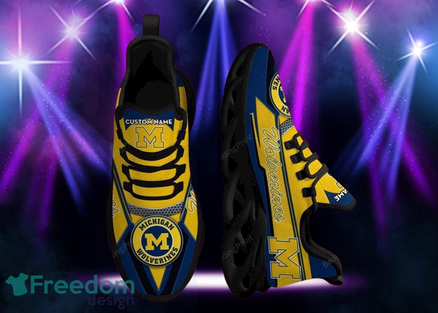 Michigan Wolverines NCAA Max Soul Shoes Product Photo 1