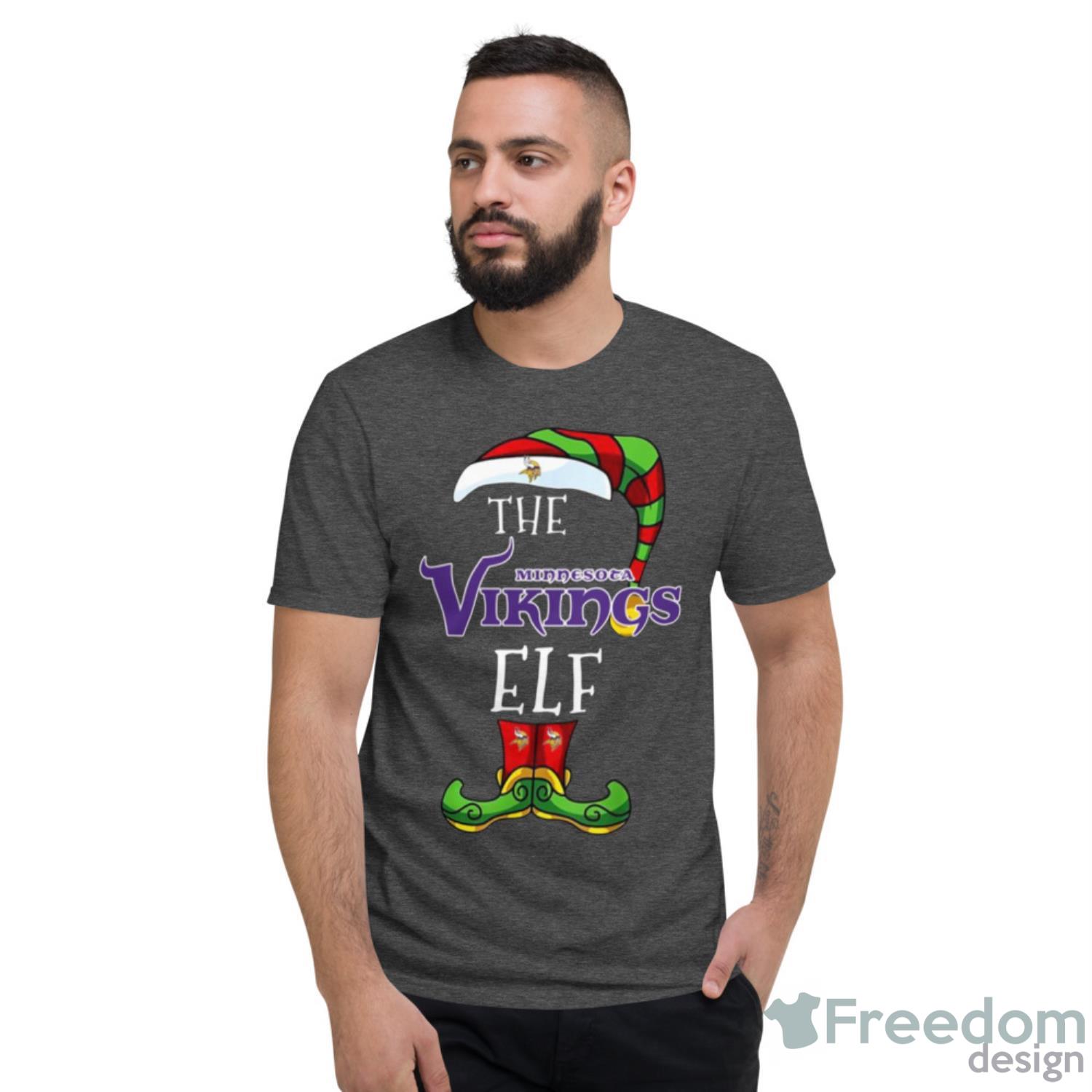 Minnesota Vikings Christmas Elf Funny Nfl Shirt - Freedomdesign