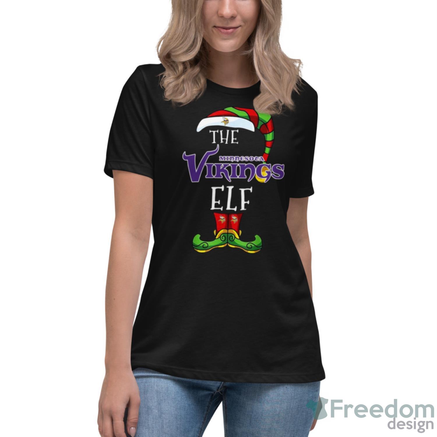 Minnesota Vikings Christmas Elf Funny Nfl Shirt - Freedomdesign