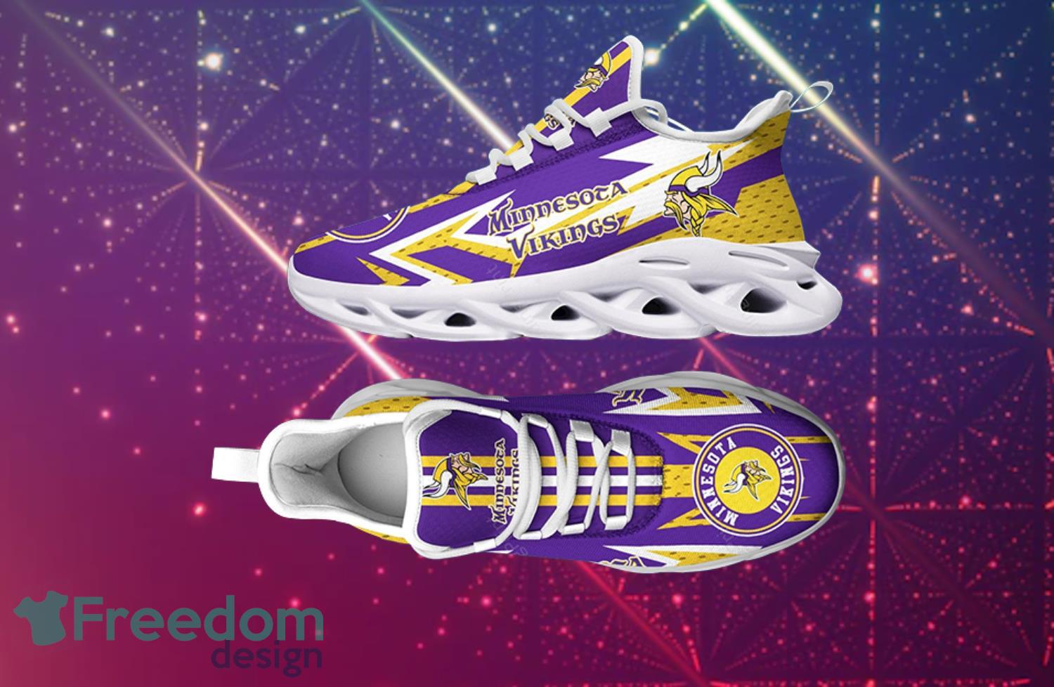 Minnesota Vikings NFL Max Soul Shoes Running Shoes Product Photo 1