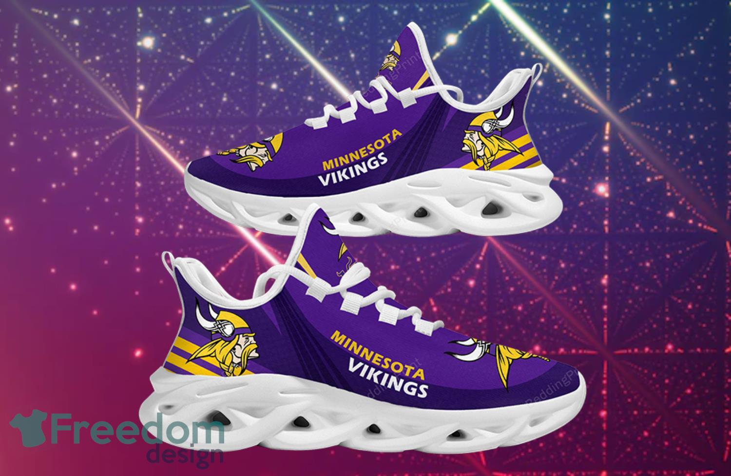 Minnesota Vikings NFL Max Soul Shoes Sport Shoes