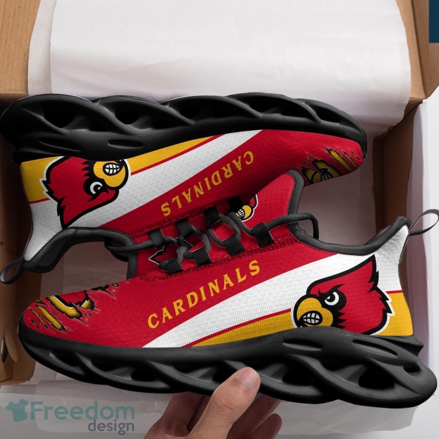 NCAA Louisville Cardinals Custom Name Hey Dude Shoes 01 M7