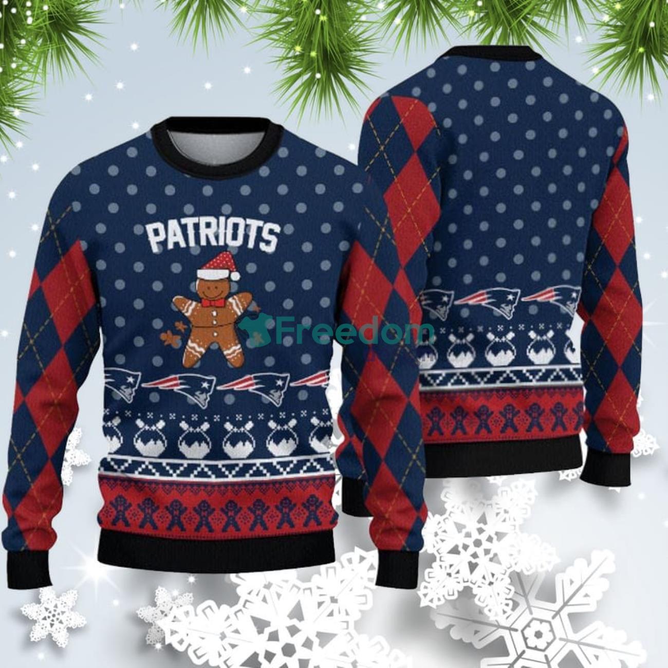 patriots ugly christmas sweater