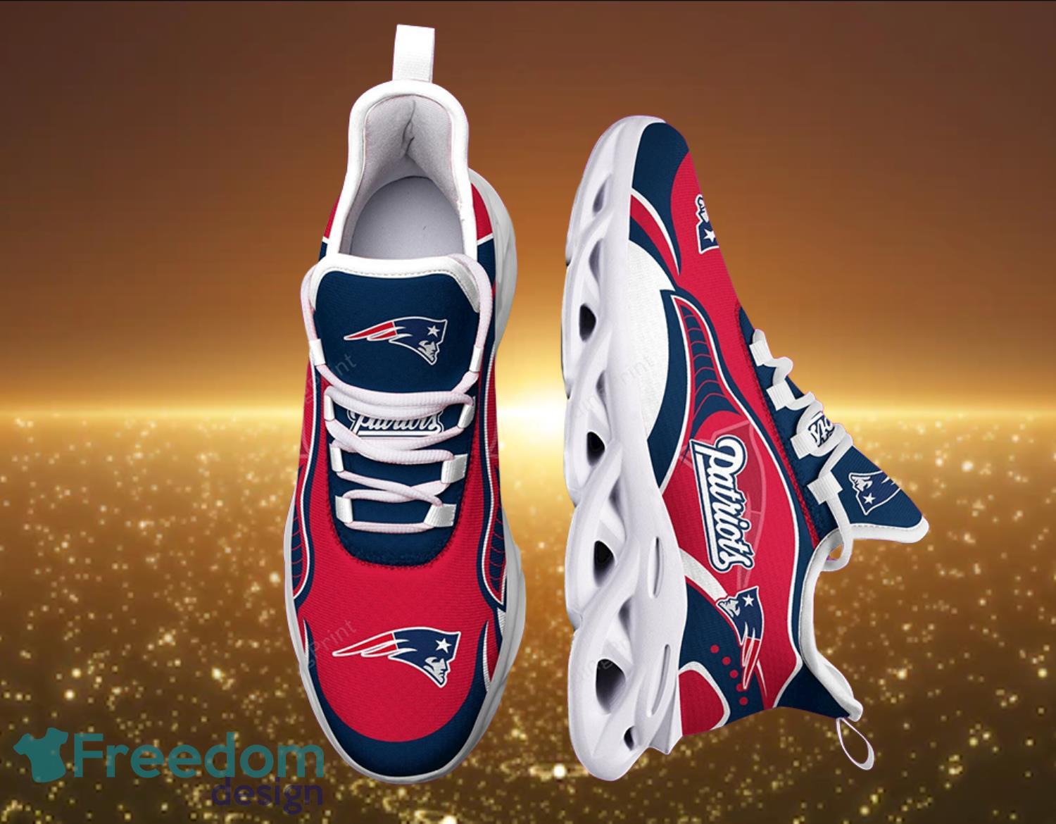 New England Patriots NFL Red Max Soul Shoes Product Photo 1