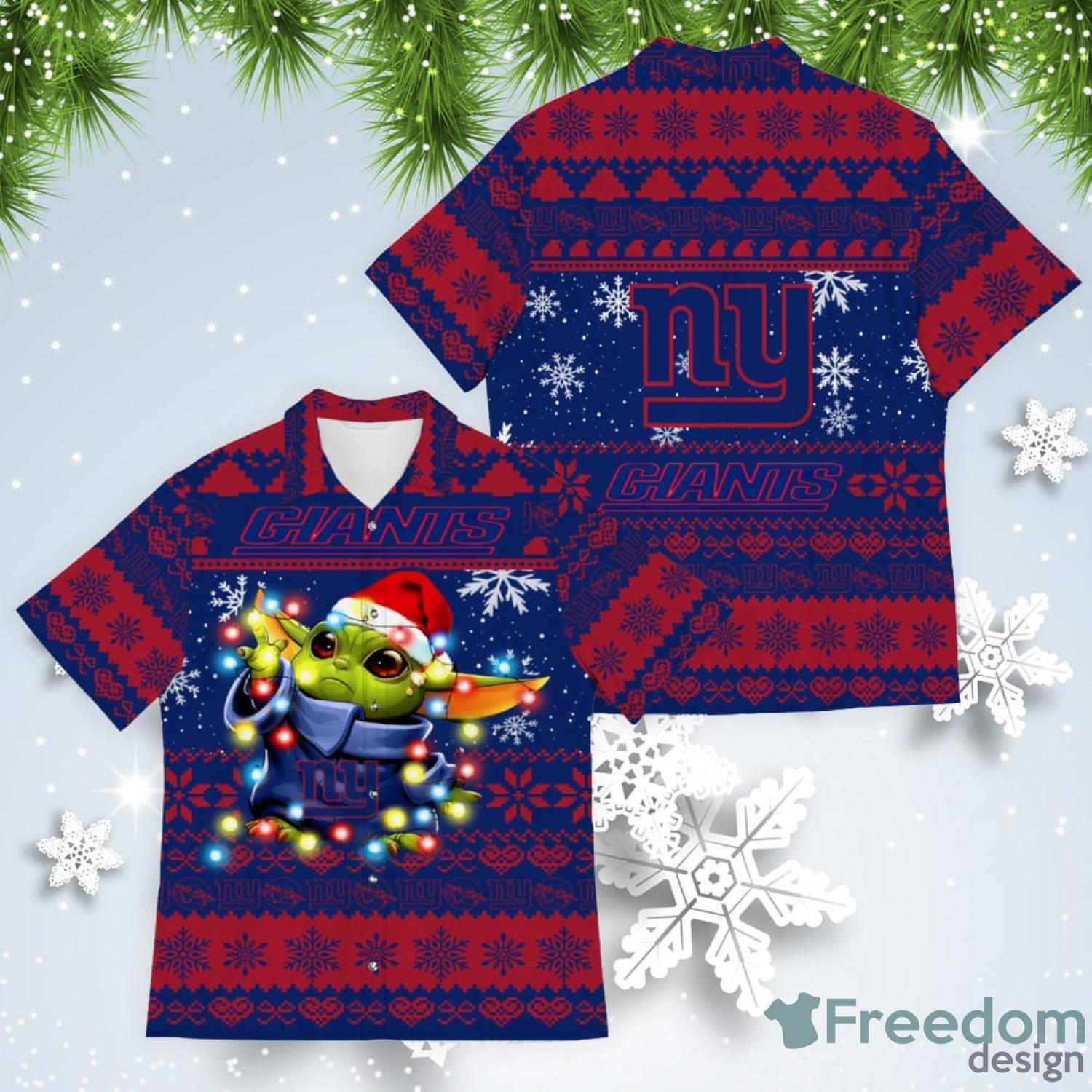 Baby Yoda New York Giants Ugly Christmas Sweater - Shirt Low Price