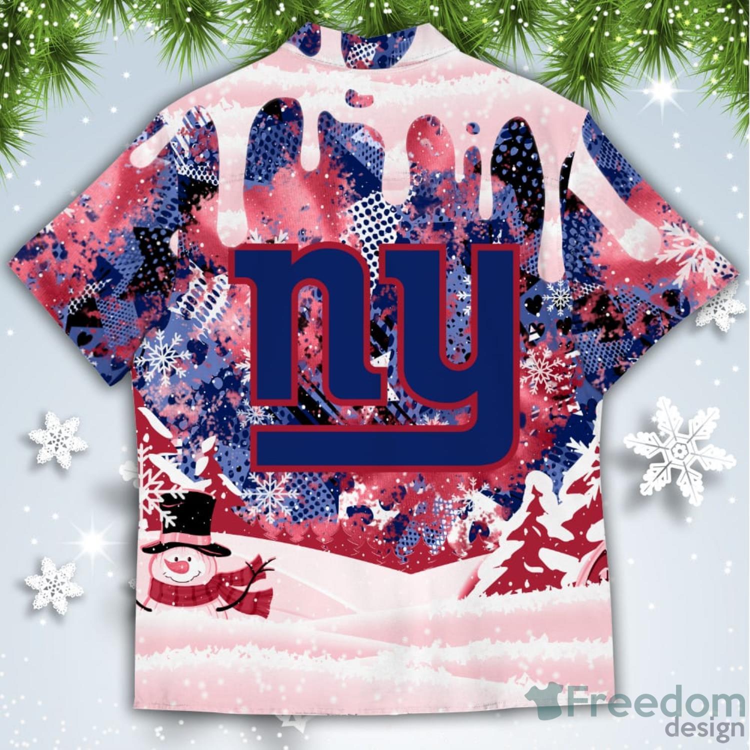 New York Giants Snoopy Dabbing The Peanuts American Christmas Dripping Hawaiian  Shirt