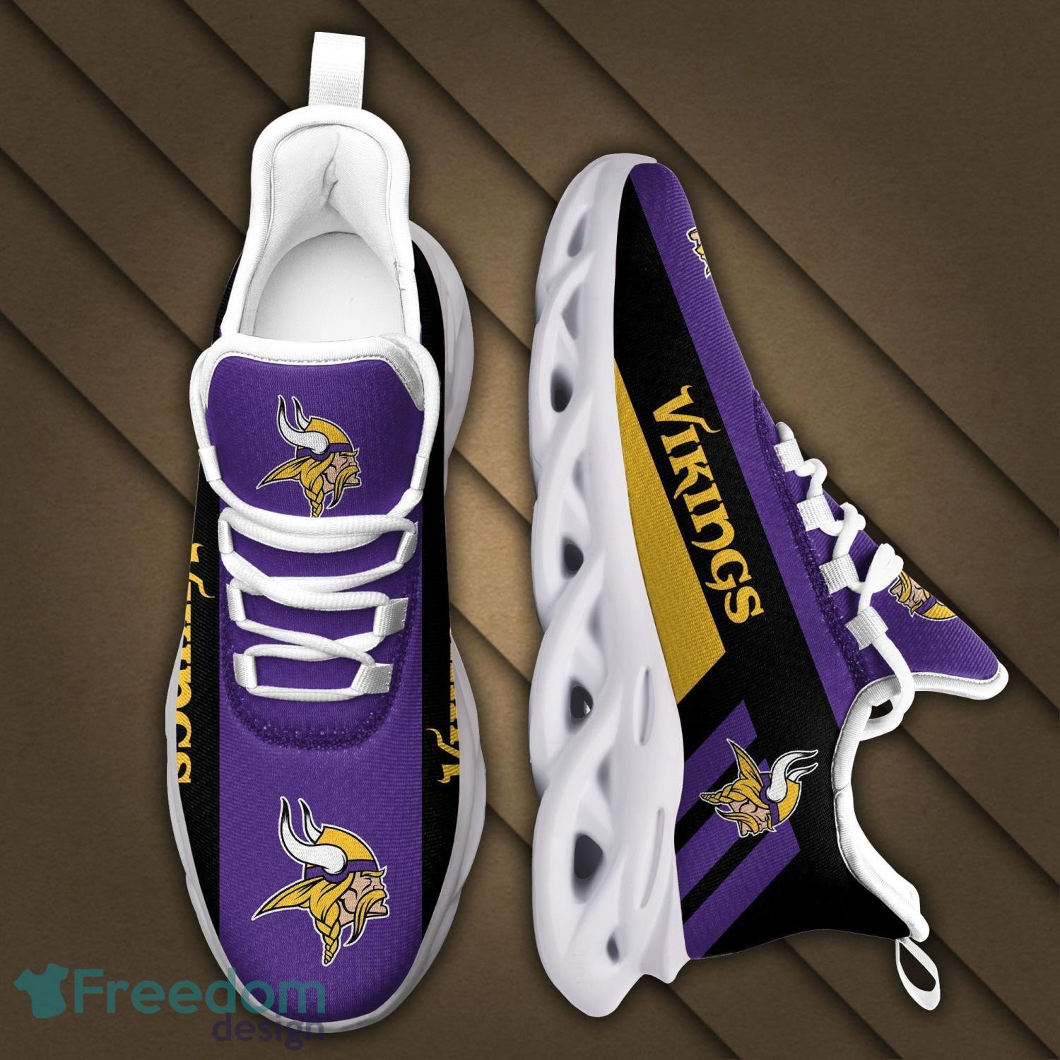 Minnesota Vikings NFL Unique Sneaker Max Soul Shoes - Freedomdesign