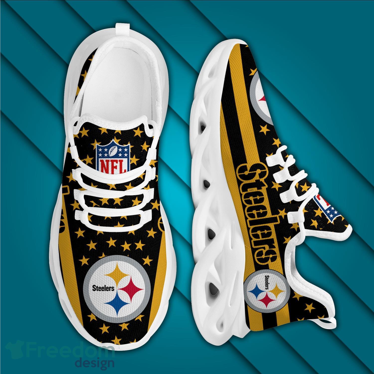 Pittsburgh Steelers Personalized Name NFL Ultra Sneakers Max Soul Shoes -  Freedomdesign