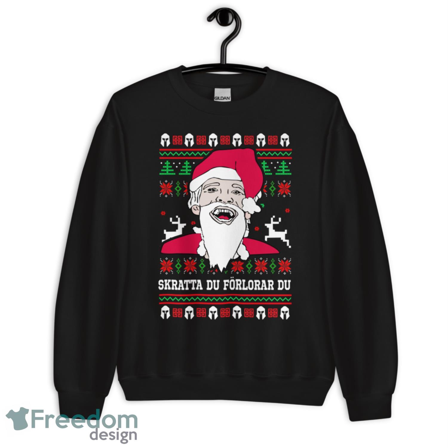 PewDiePie Christmas Shirt - G185 Unisex Heavy Blend Crewneck Sweatshirt